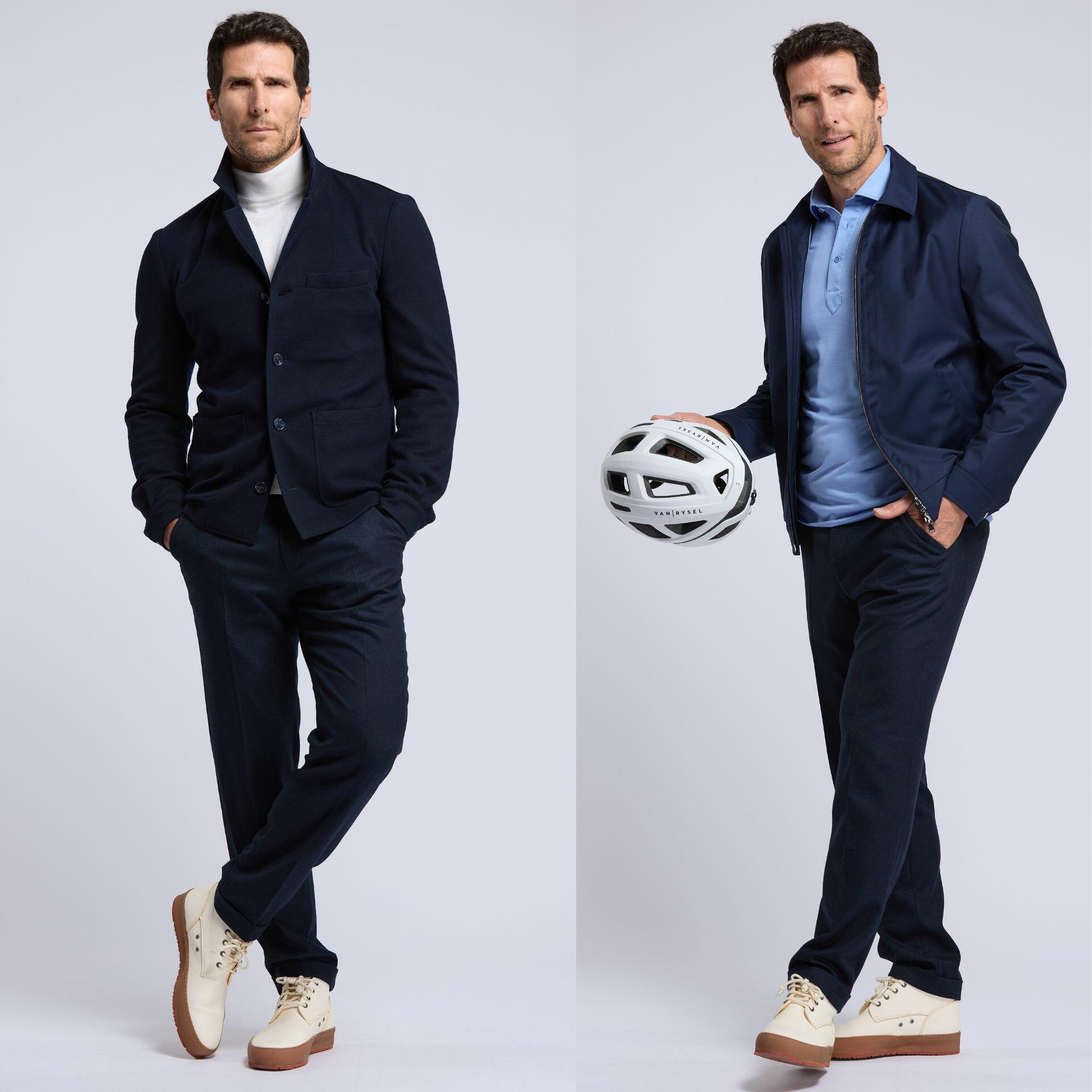 City pant flanelle 100% merinos, Frison