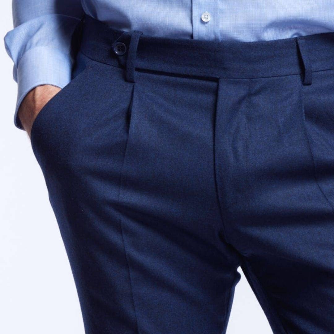City pant flanelle 100% merinos, Walter