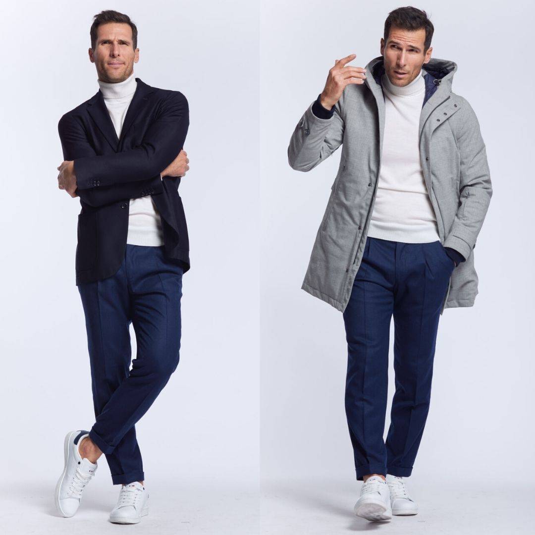 City pant flanelle 100% merinos, Walter