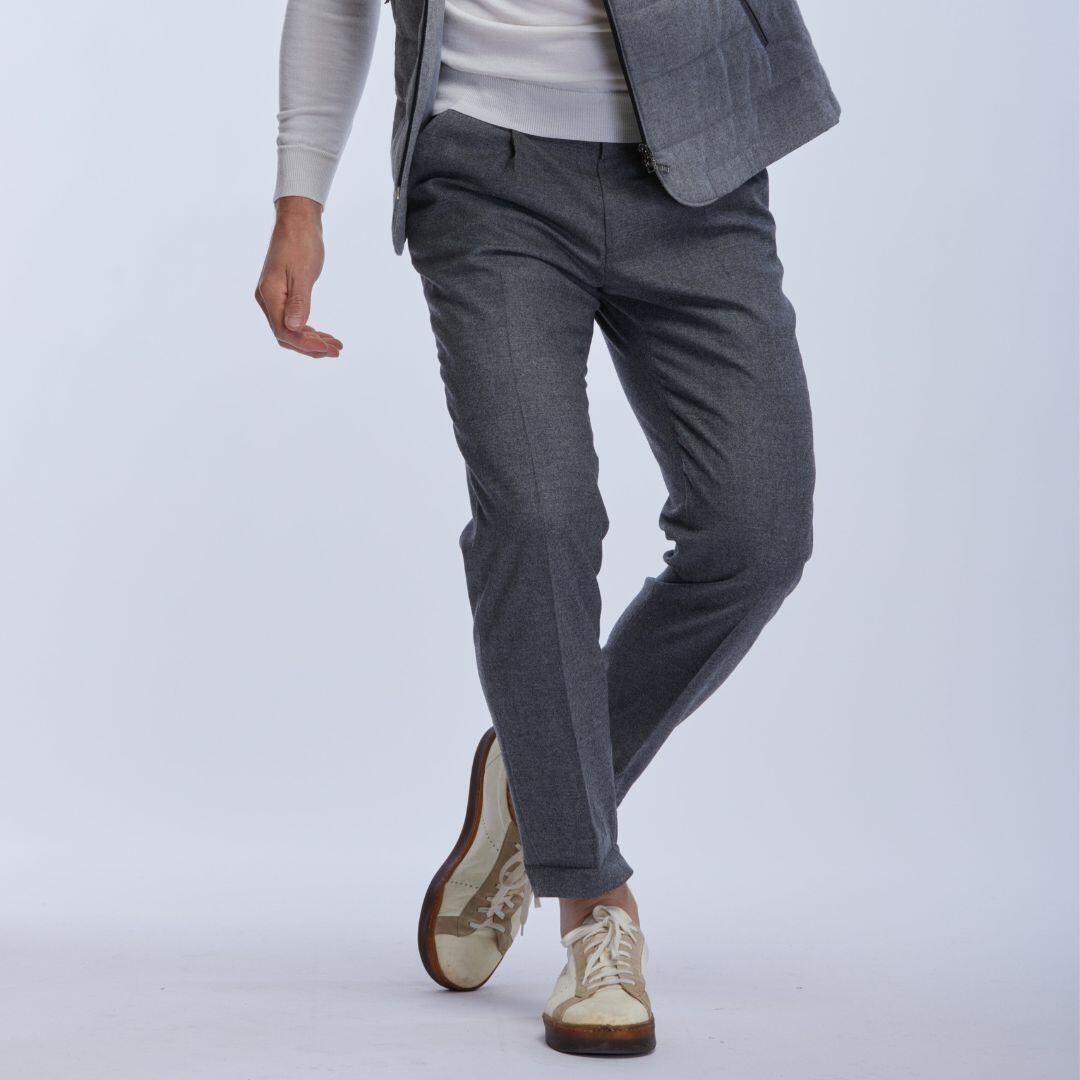 City pant flanelle 100% merinos, Walter