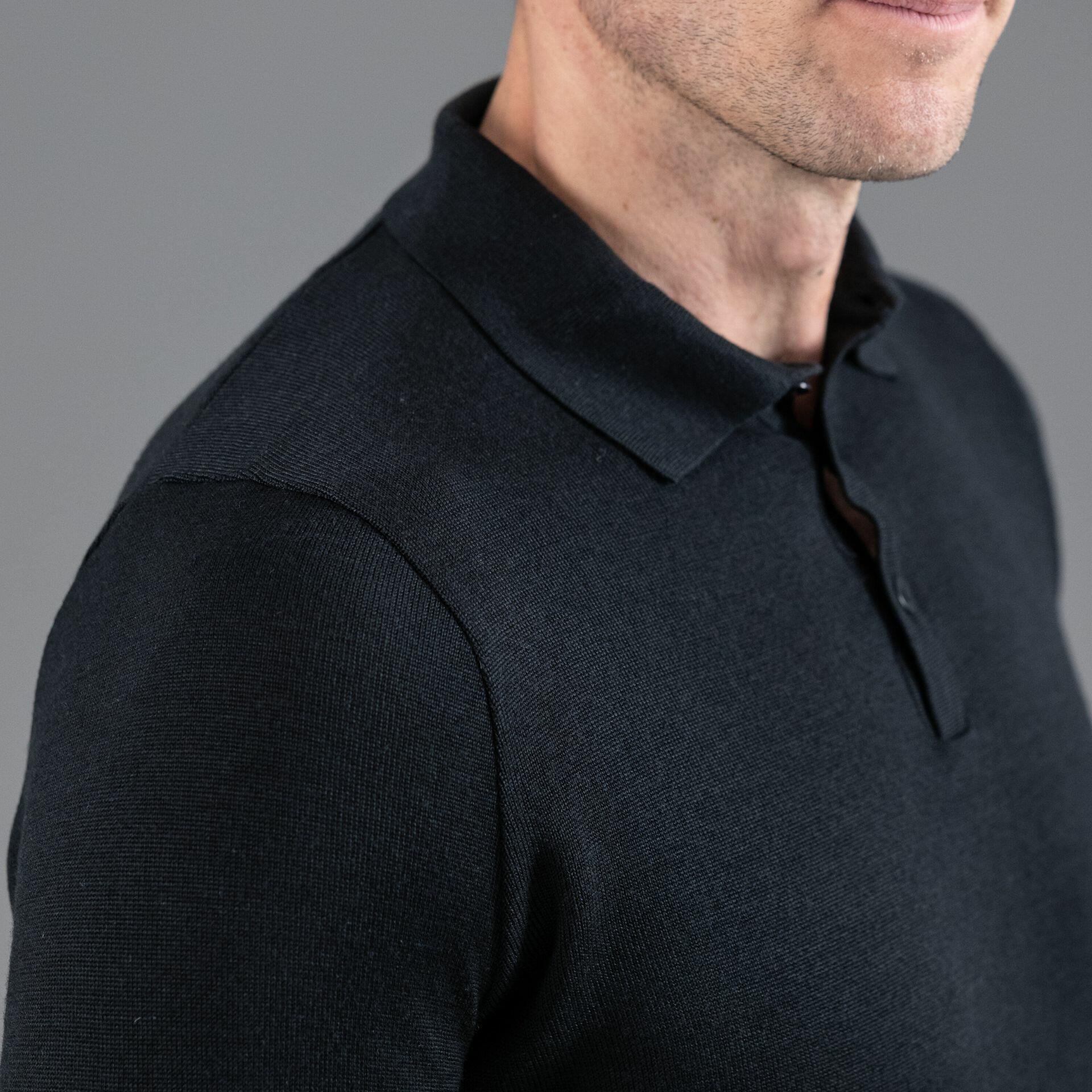 Pull col polo en merinos, Amsterdam