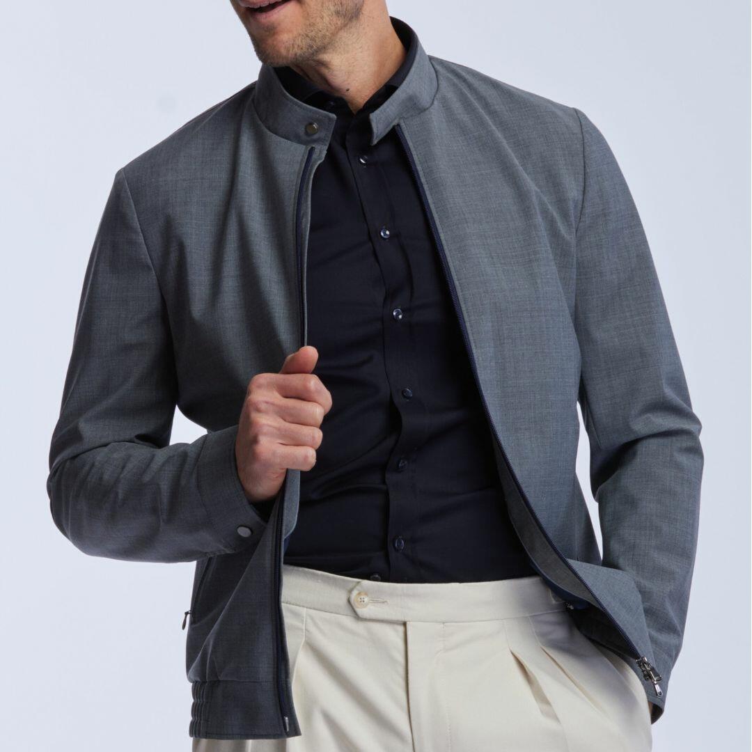 72-hour stretch merino shirt, Biella