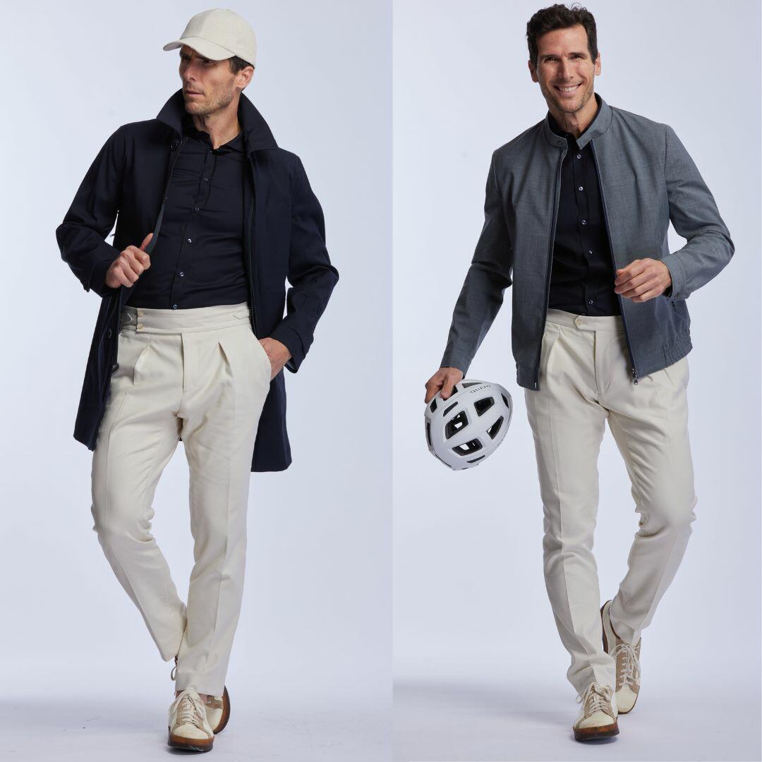 72-hour stretch merino shirt, Biella