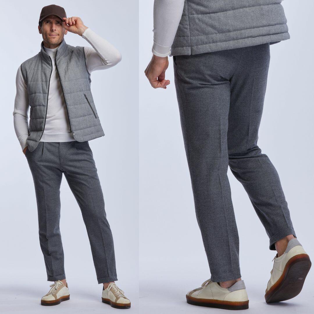 City pant flanelle 100% merinos, Walter