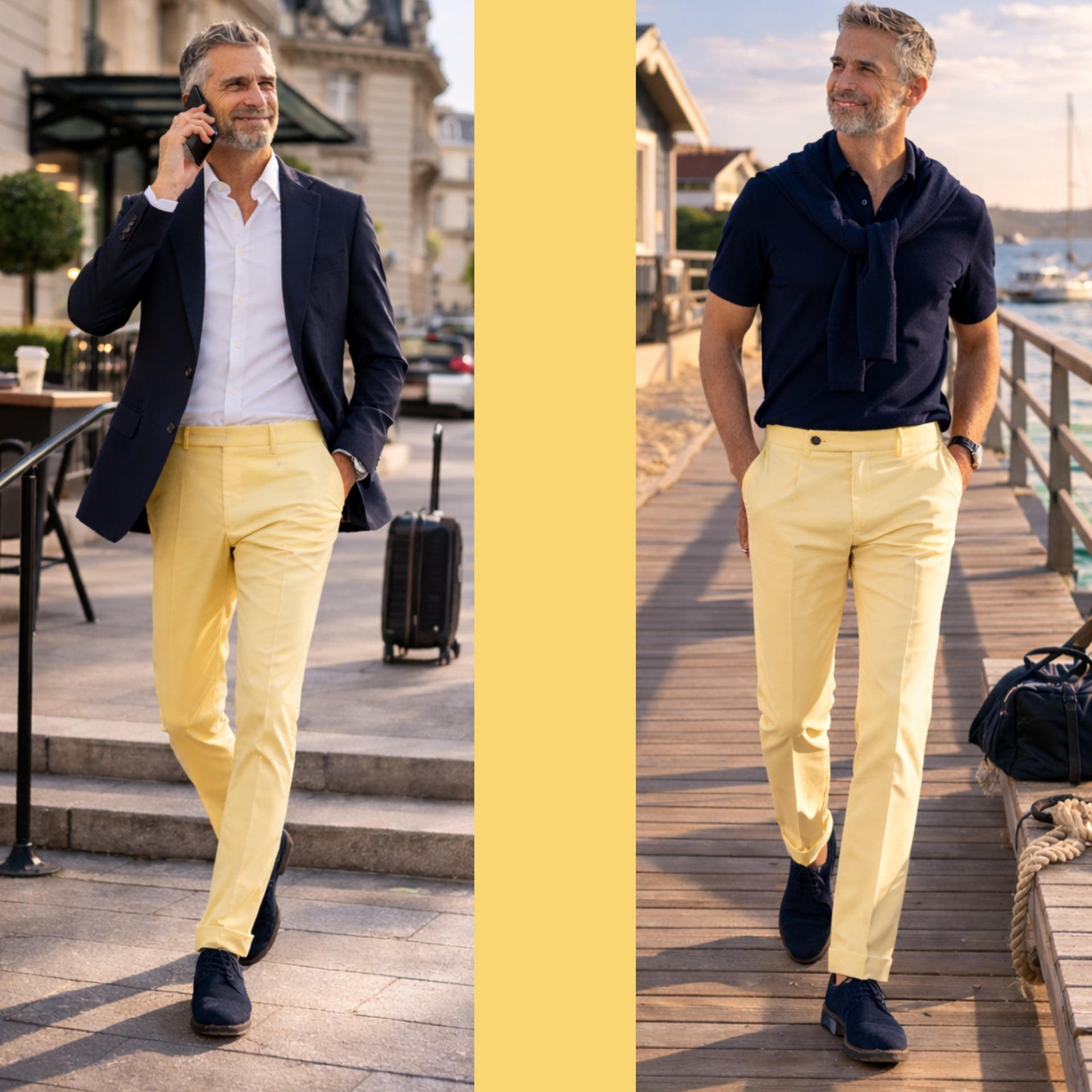 Adrien stretch cotton city pants