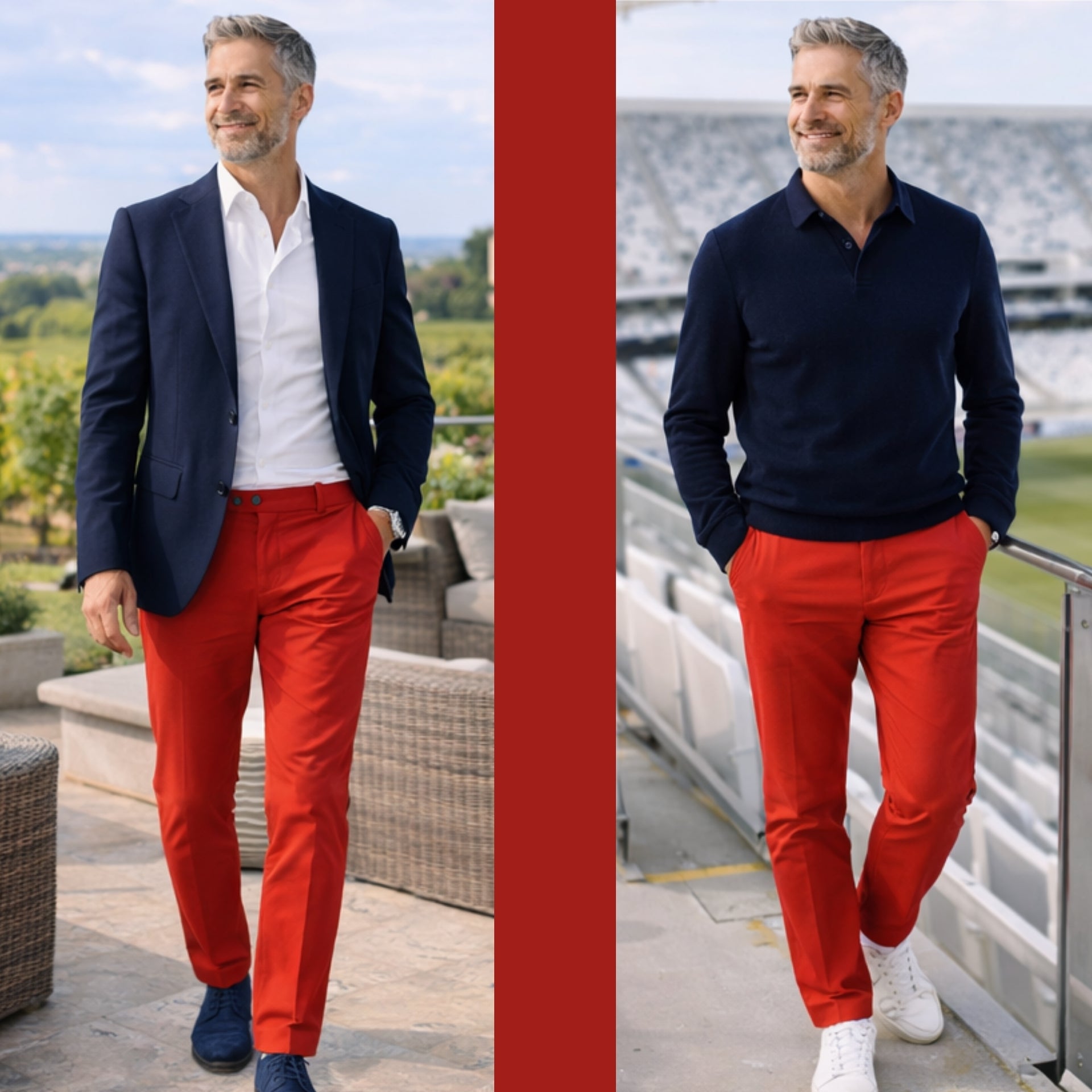 Adrien stretch cotton city pants