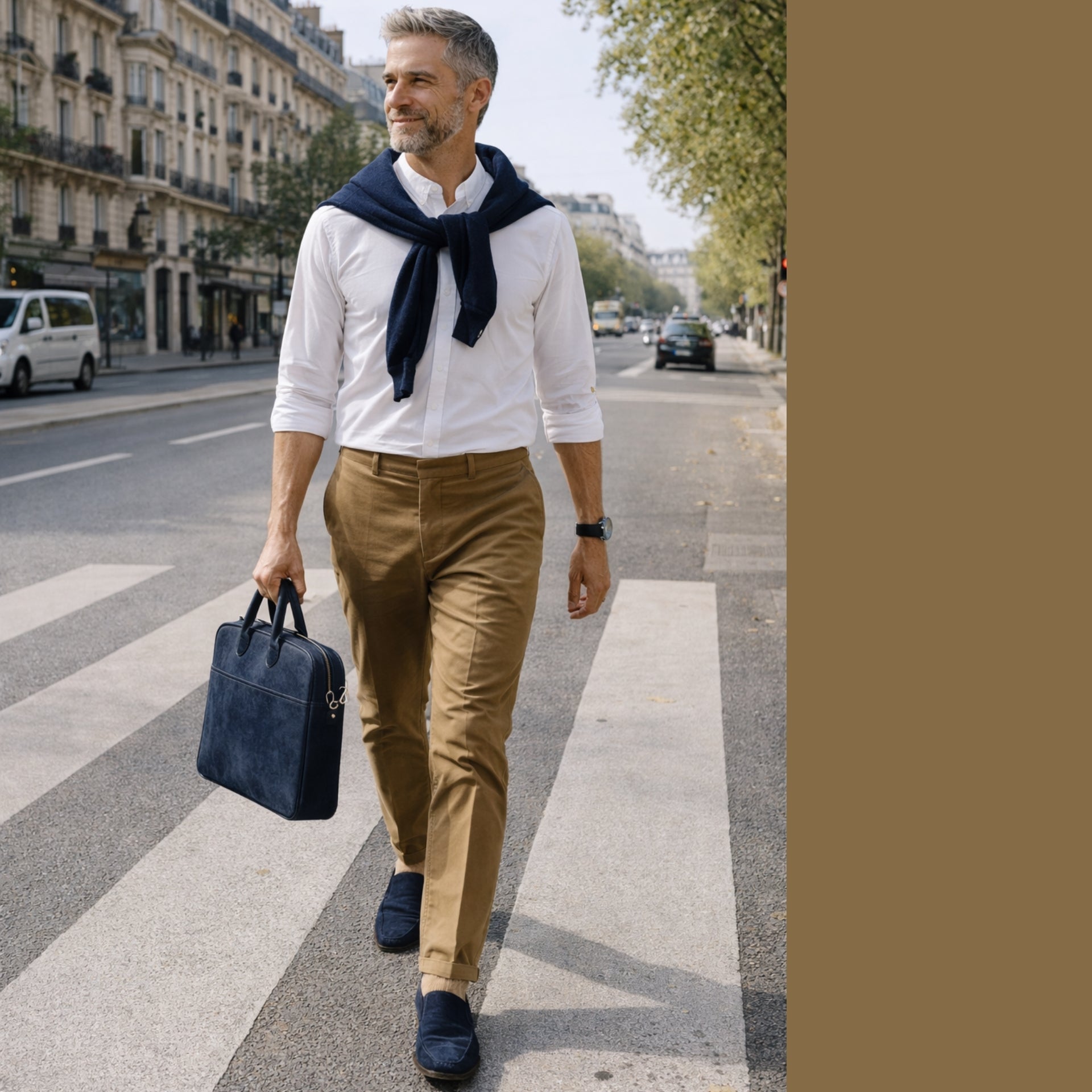 Adrien stretch cotton city pants