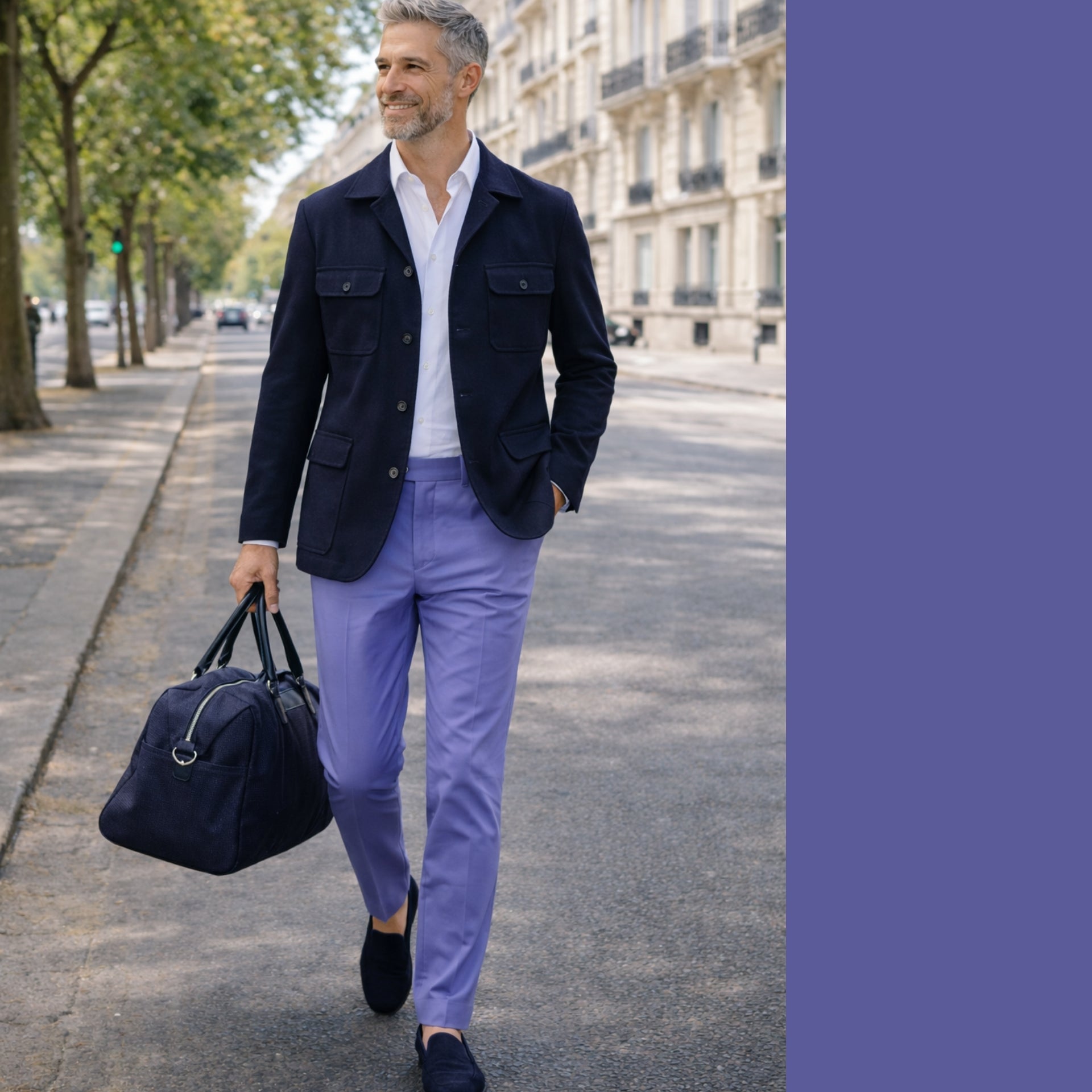 Adrien stretch cotton city pants