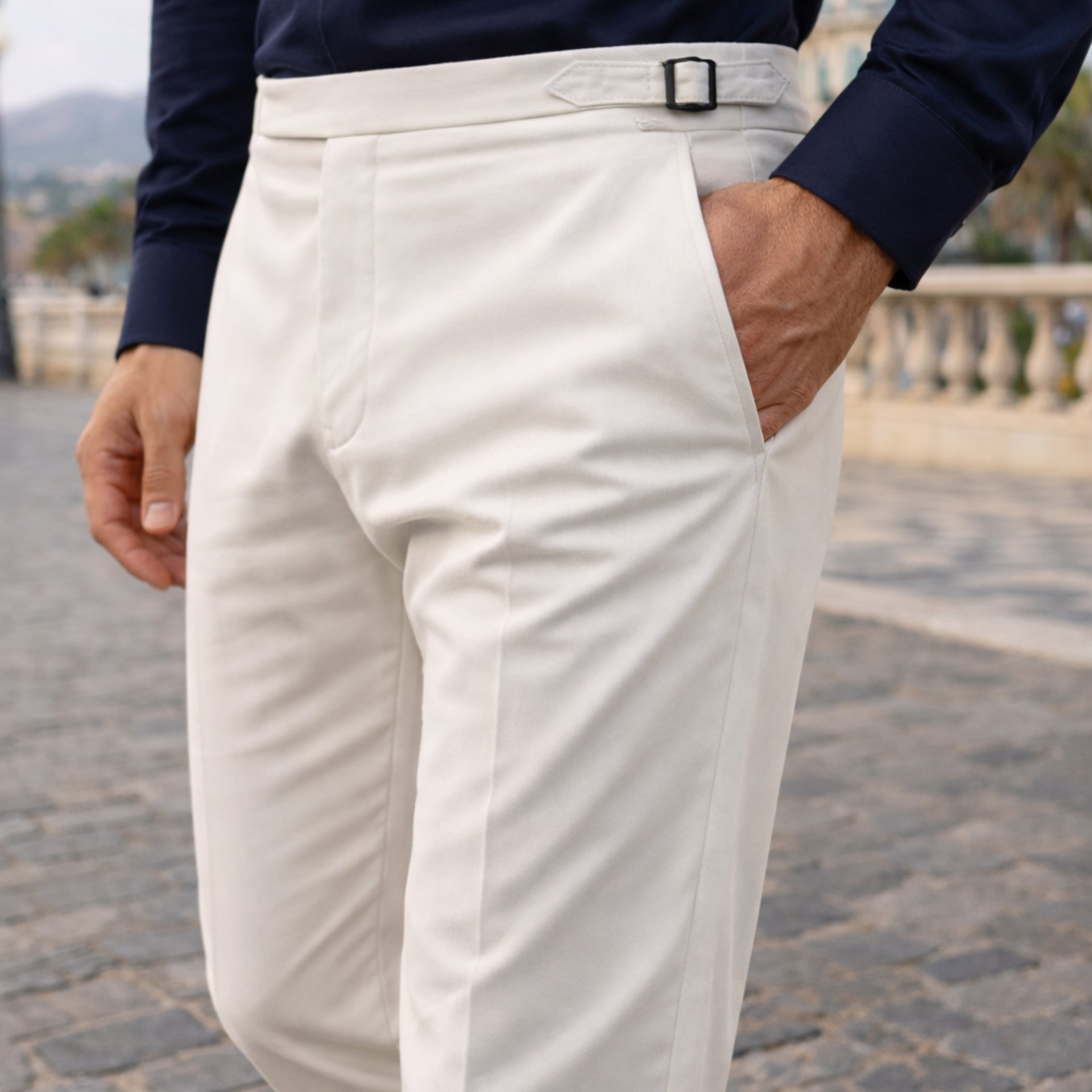 Adrien stretch cotton city pants