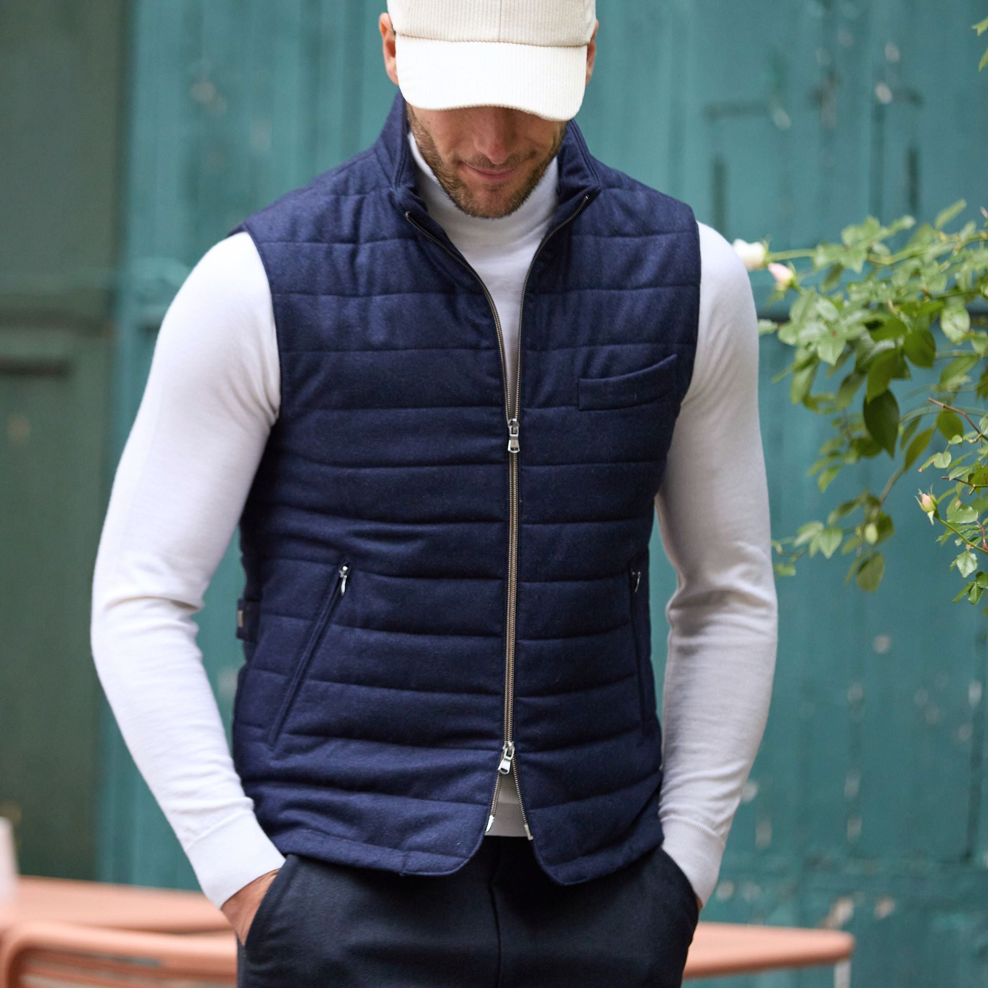Body_warmer_en flanelle déperlante Wolbe Sarenne