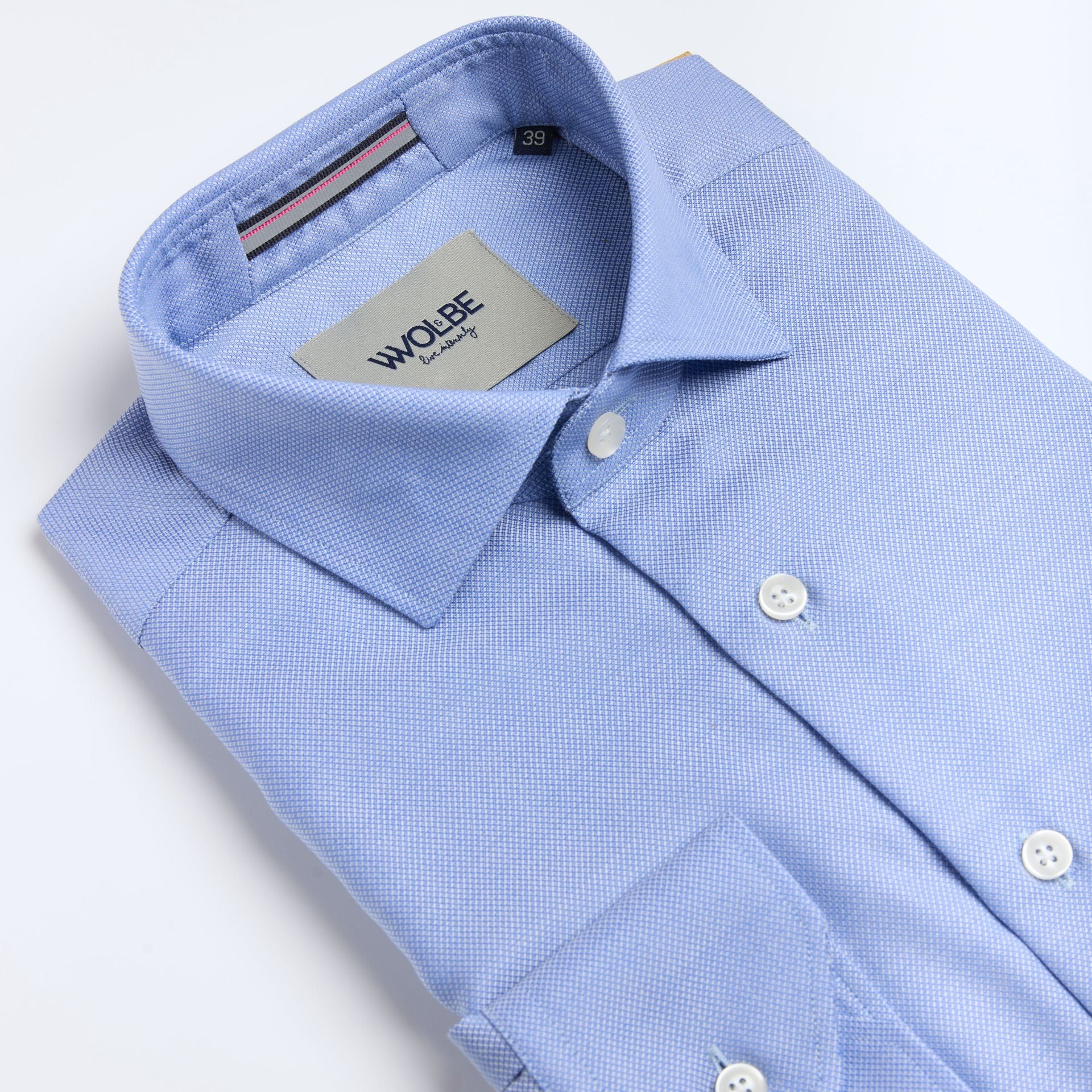Chemise Biella 72 h oxford royal merinos Wolbe anti transpirante