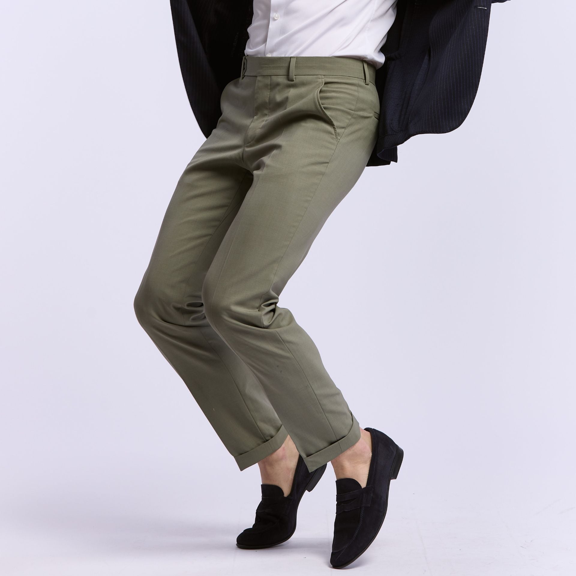 Pantalon Ultim Wolbe amande en combat wool