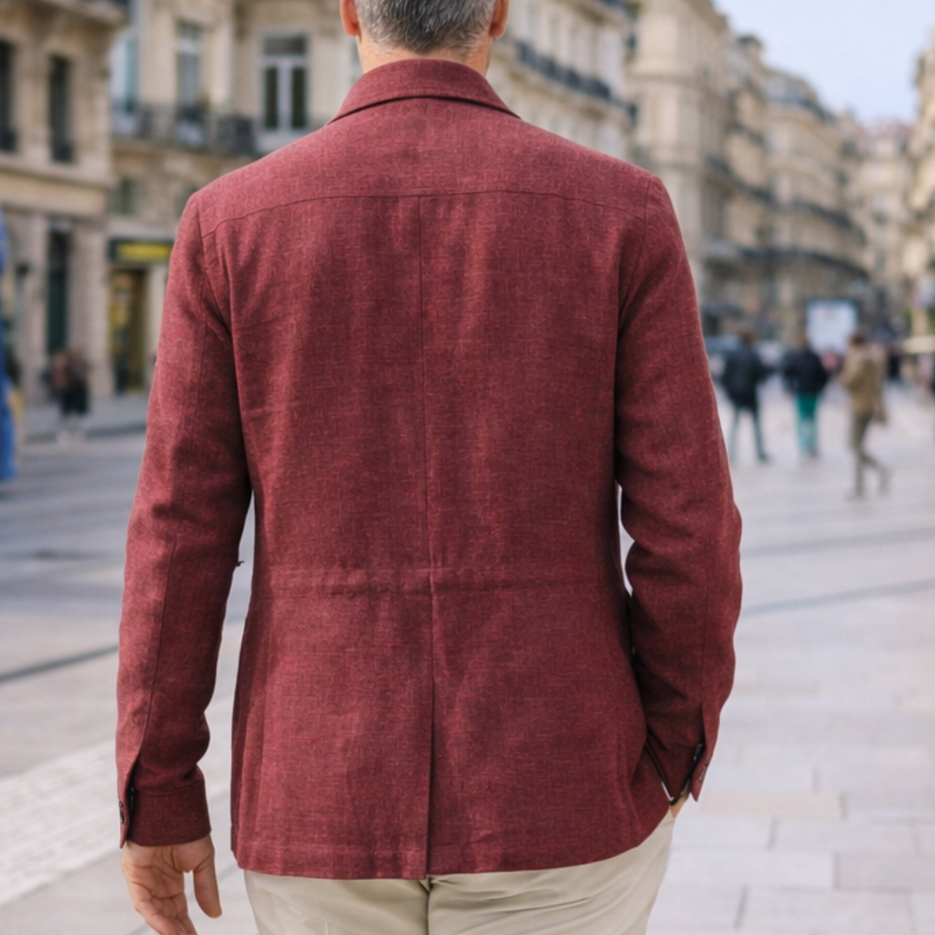 Saharienne merinos soie et lin, Hoggar