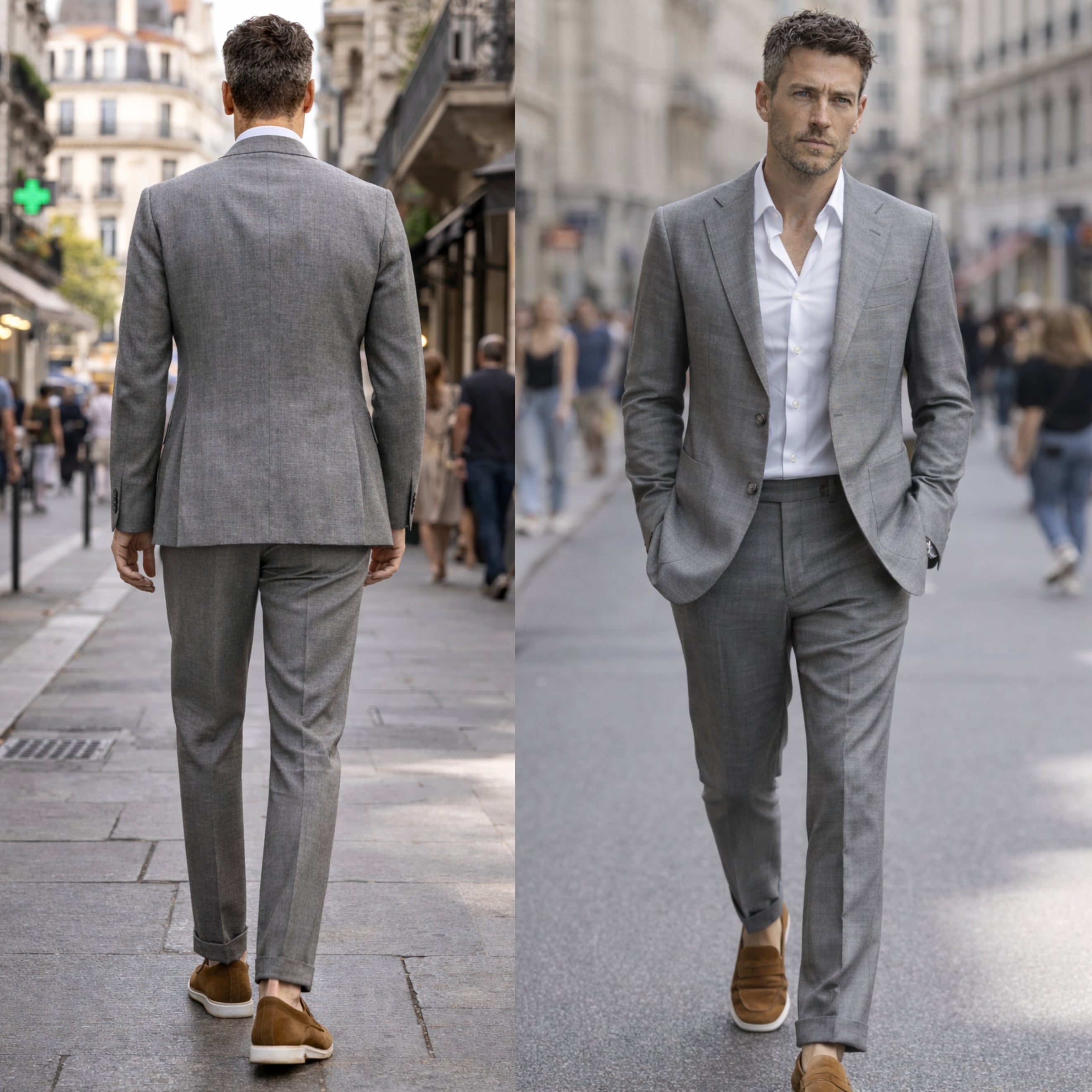 Costume en Twisted Wool, ligne Signature