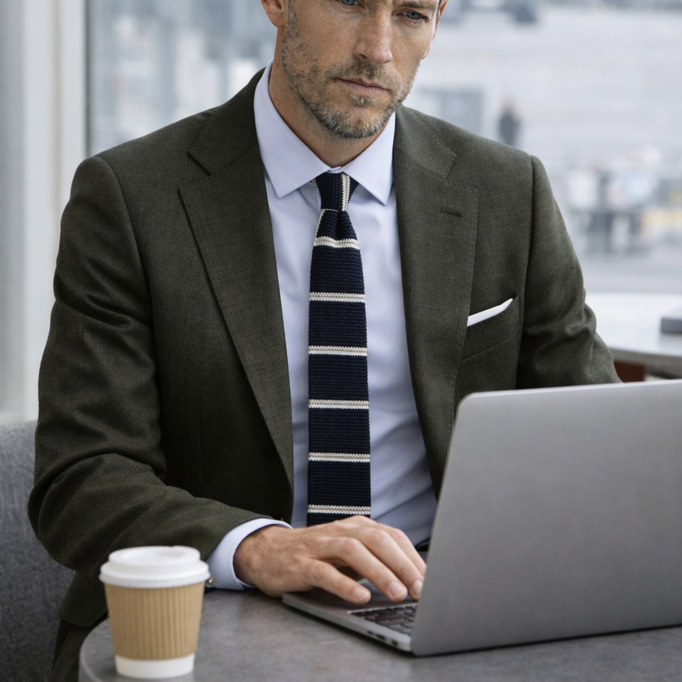 Costume en Twisted Wool, ligne Signature