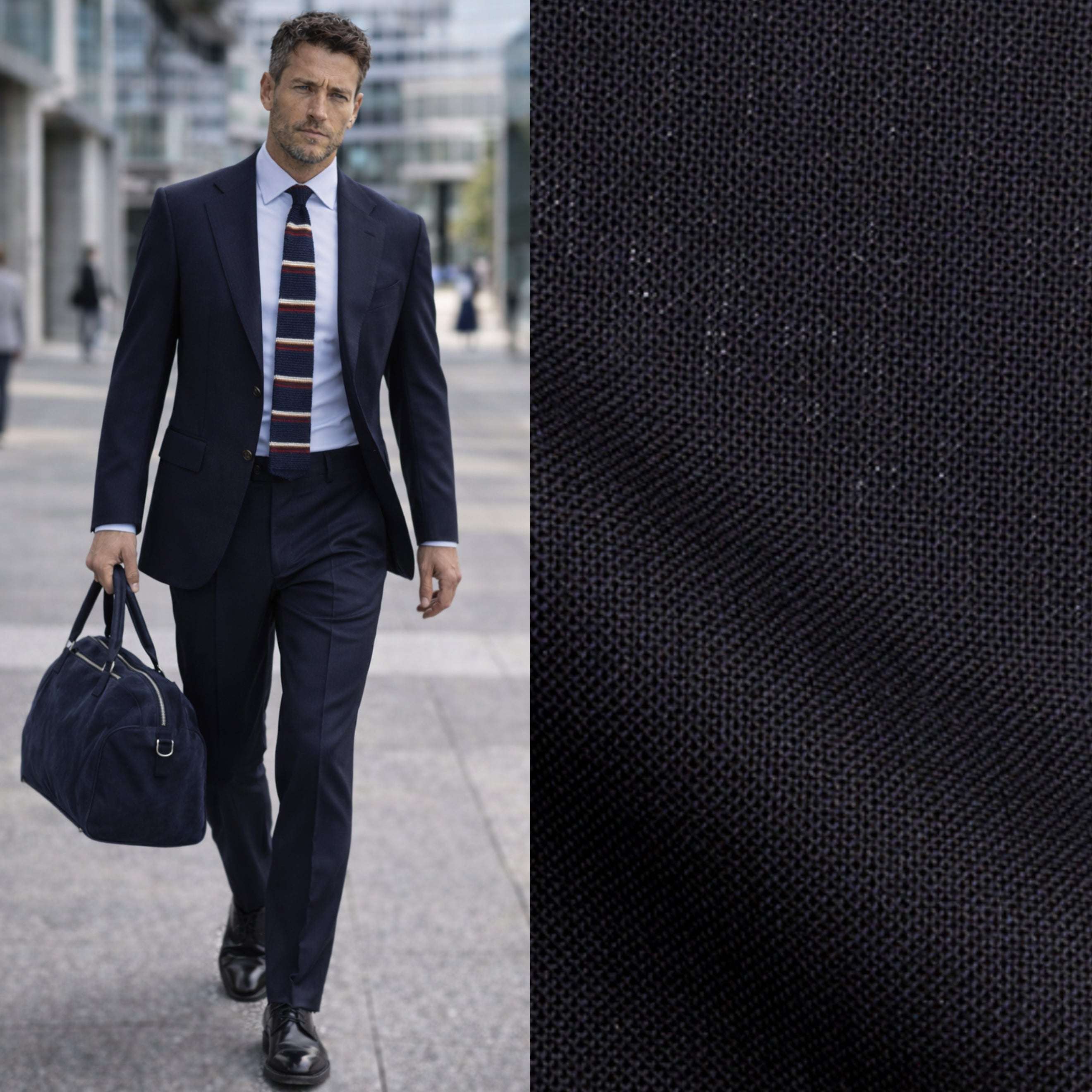 Costume en Twisted Wool, ligne Signature