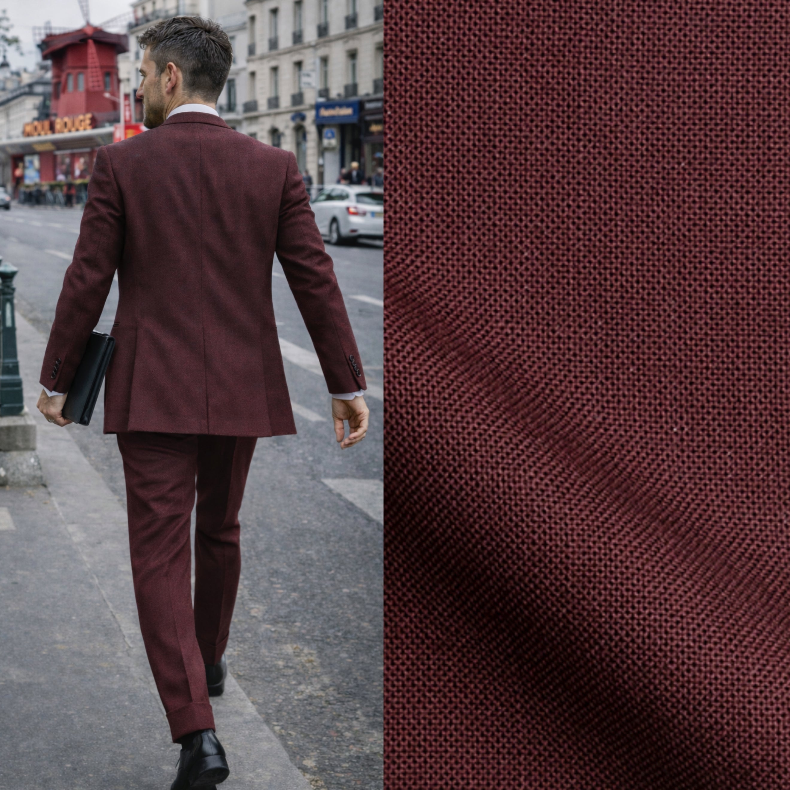 Costume en Twisted Wool, ligne Signature