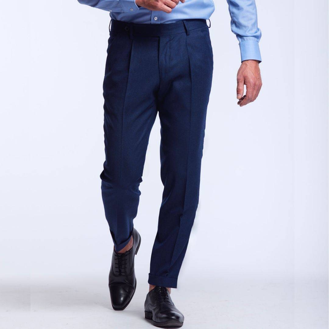 City pant flanelle 100% merinos, Walter