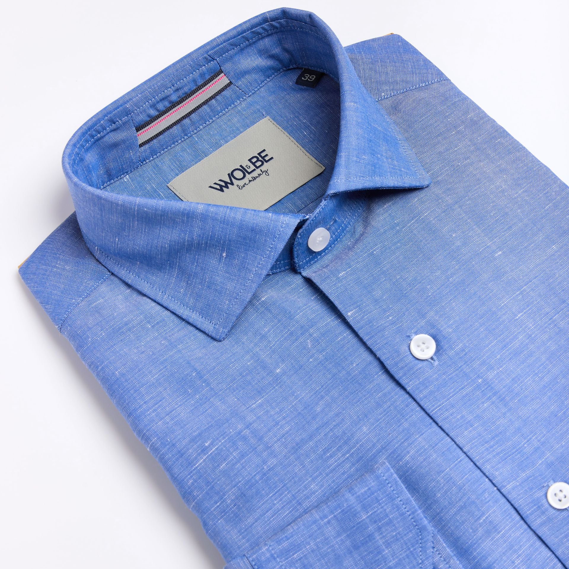 chemise Deauville en merinos et lin