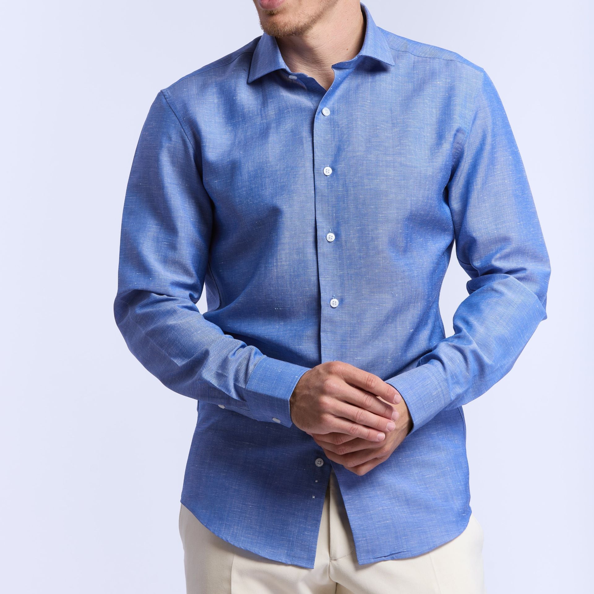 chemise Deauville en merinos et lin