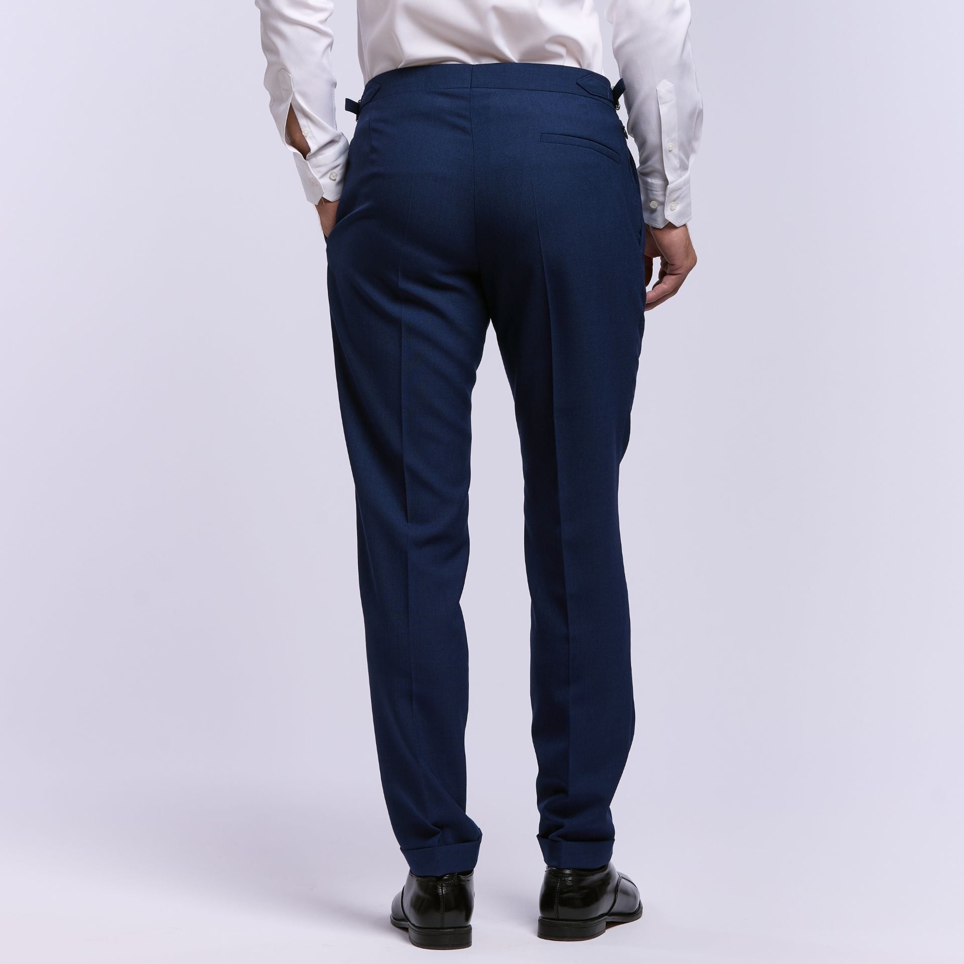 Wrinkle-free suit in Tonik wool®, half lined