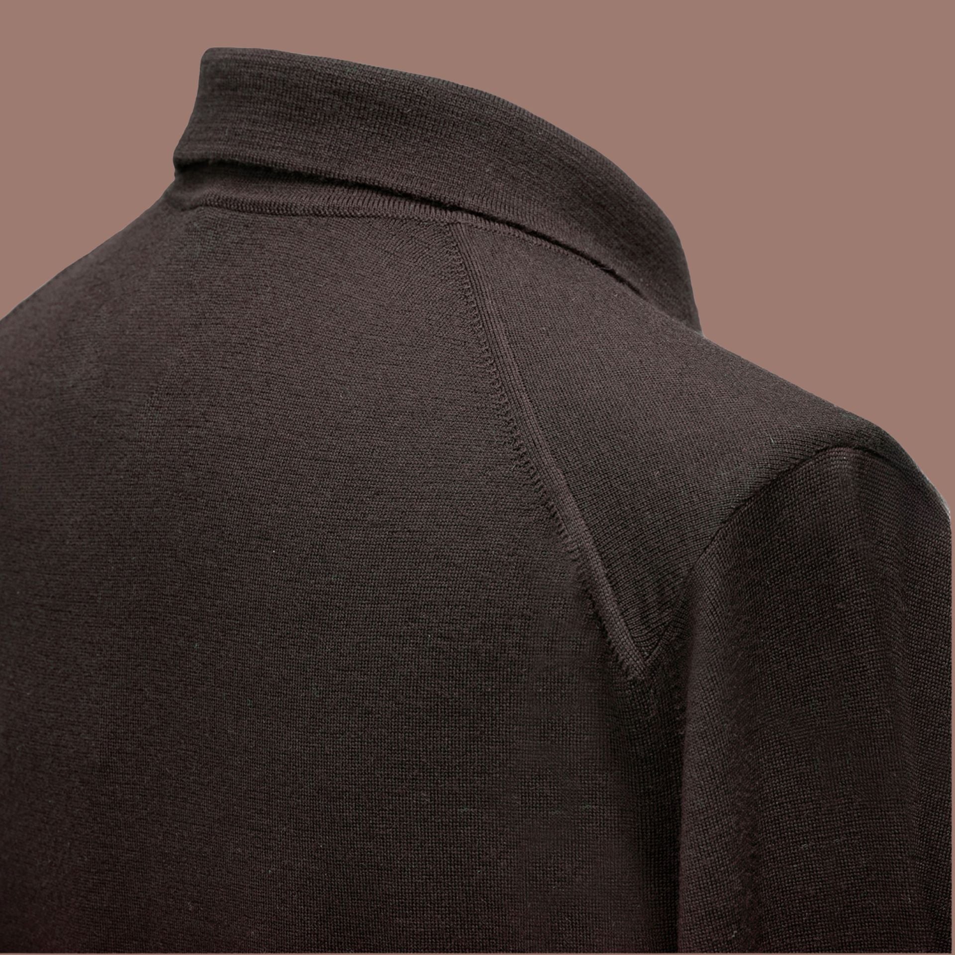 100% merino polo collar sweater, Antwerp