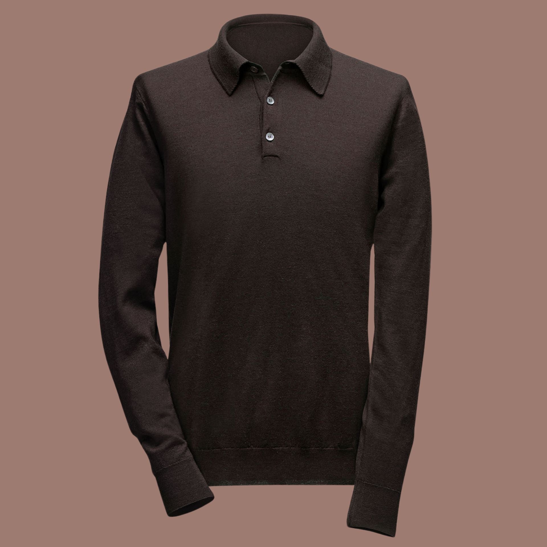 100% merino polo collar sweater, Antwerp
