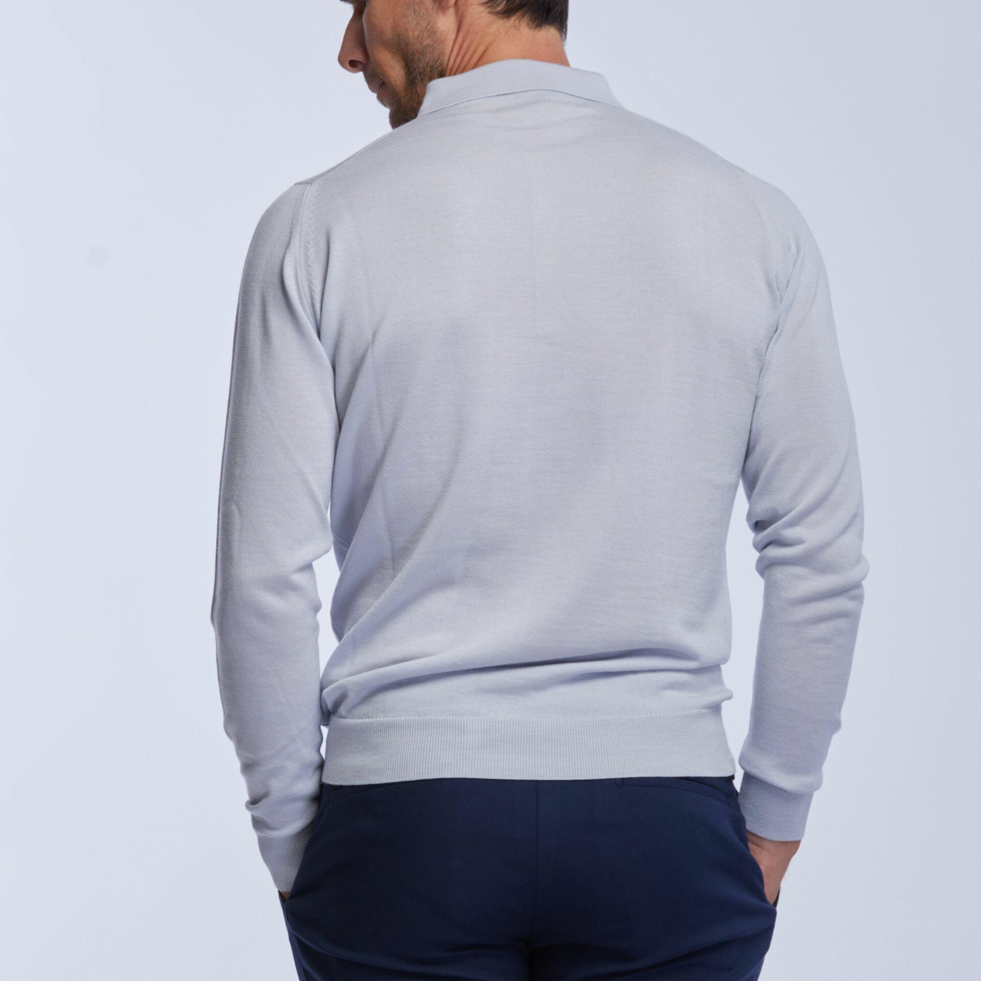 Merino polo neck sweater, Amsterdam