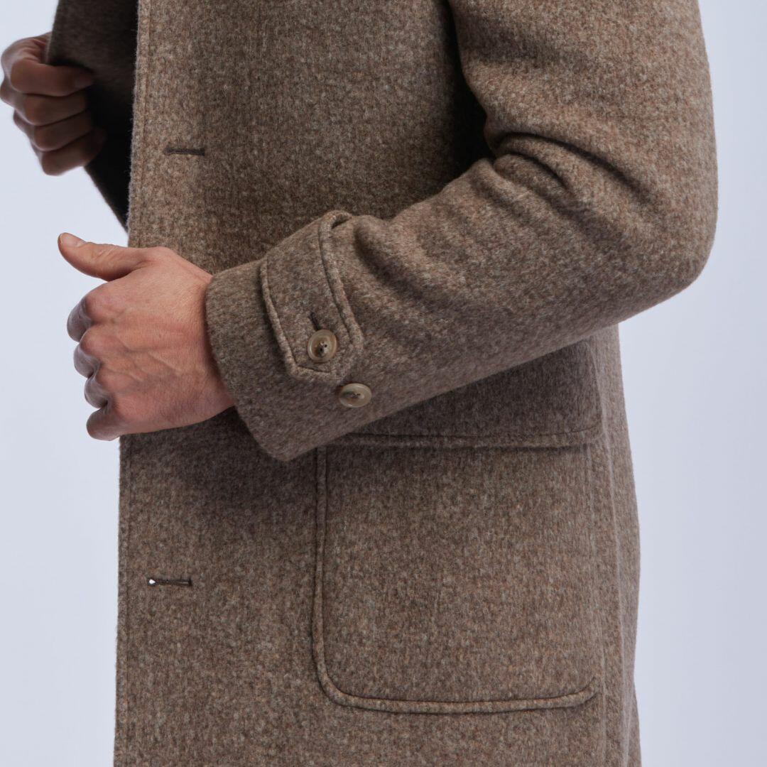 Manteau chaud et très léger en laine de baby lama, Courchevel