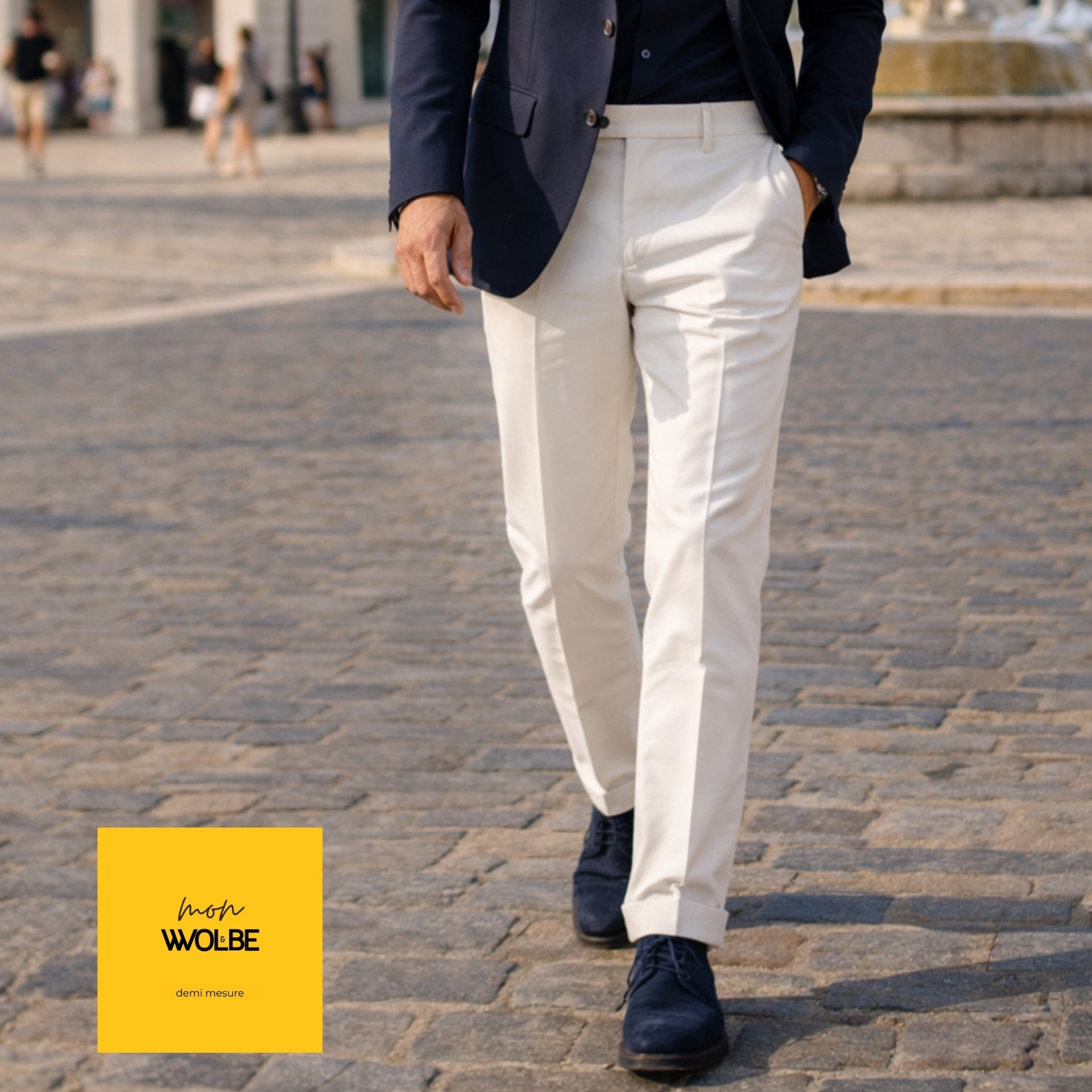 Adrien stretch cotton city pants