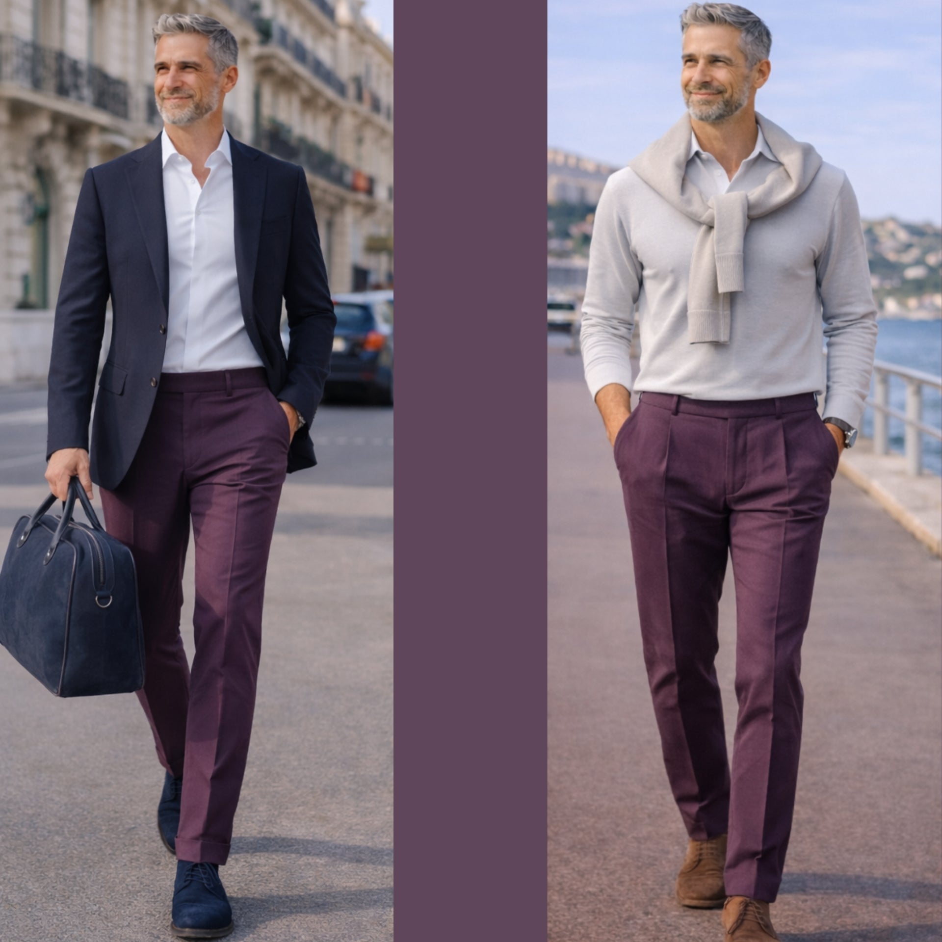 Adrien stretch cotton city pants