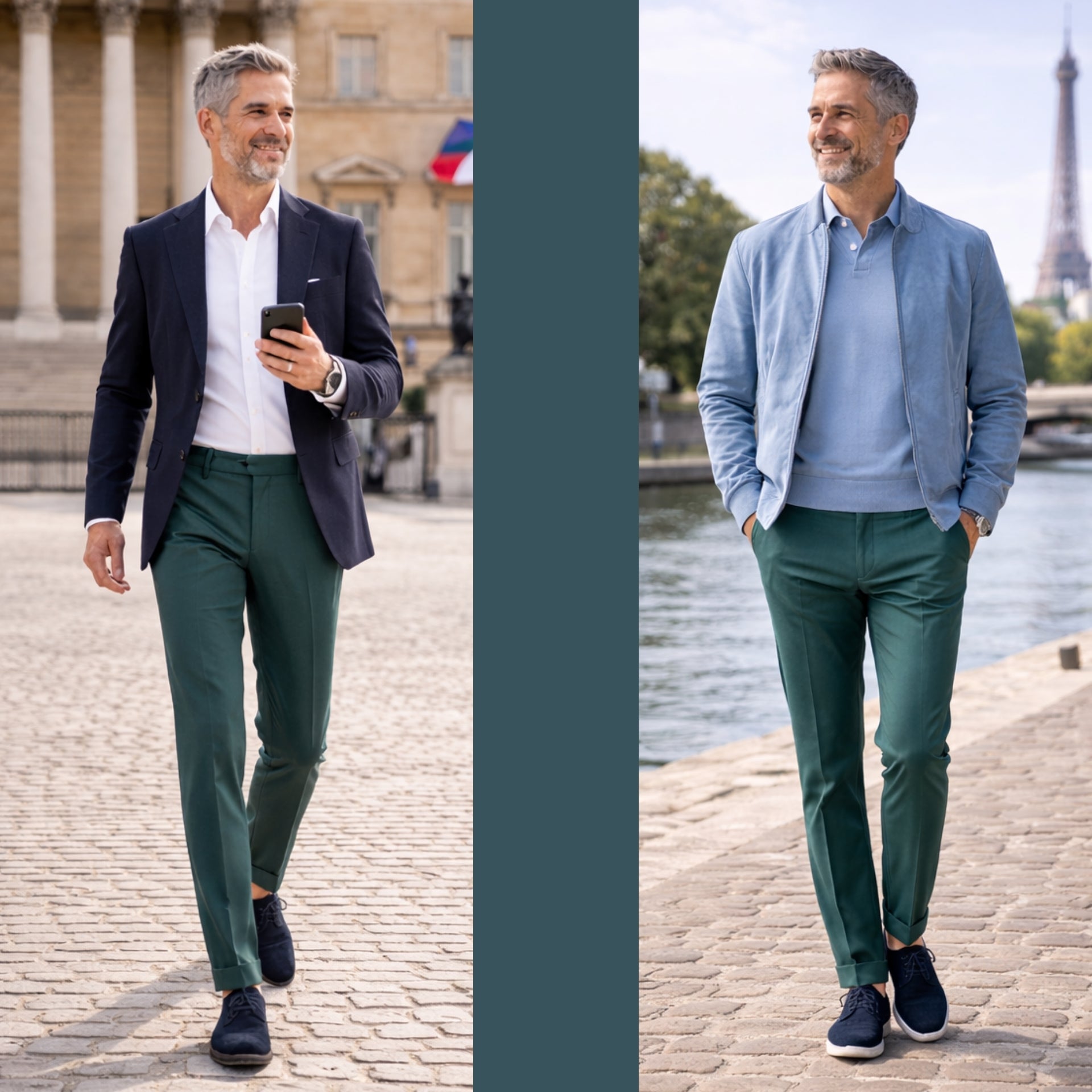 Adrien stretch cotton city pants