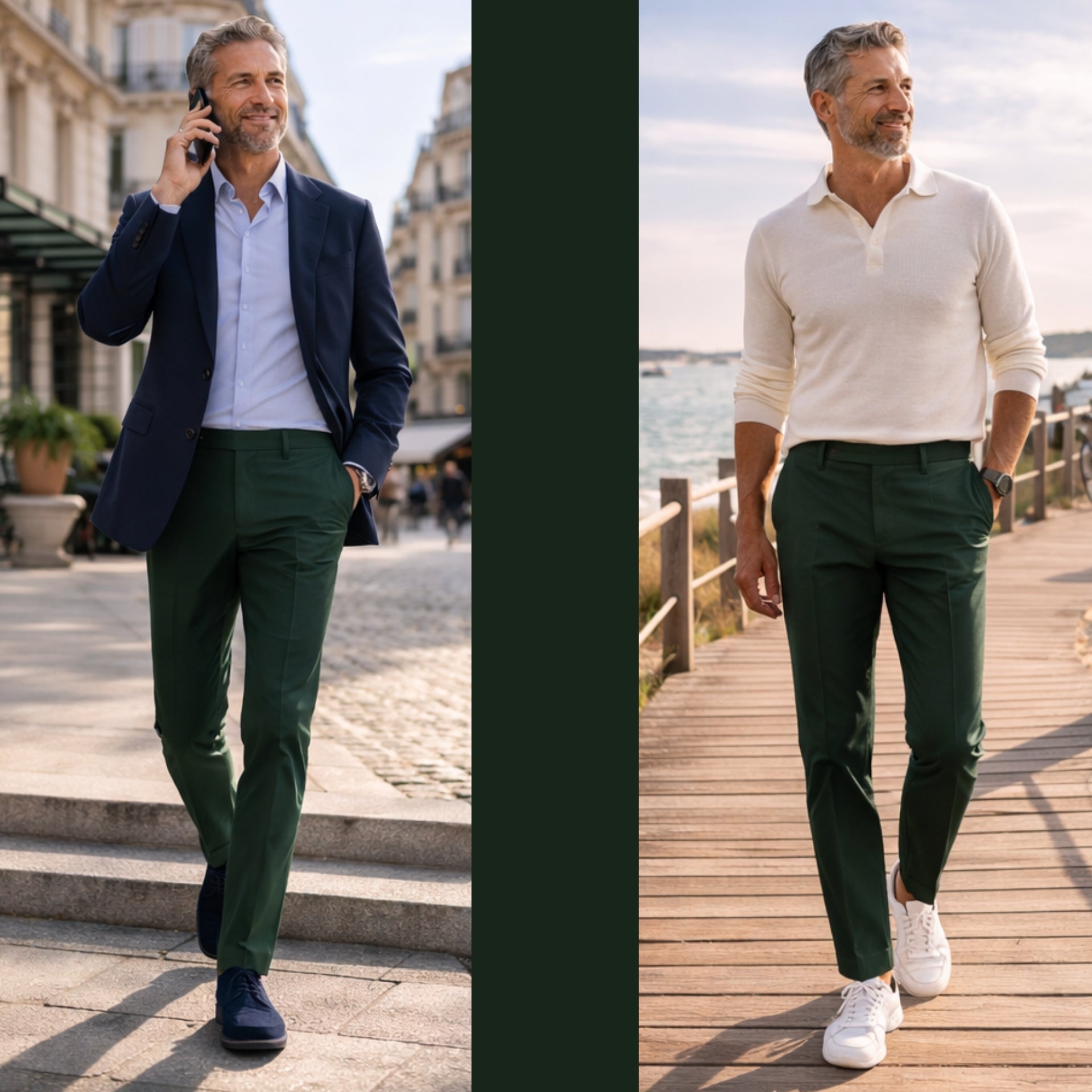 Adrien stretch cotton city pants