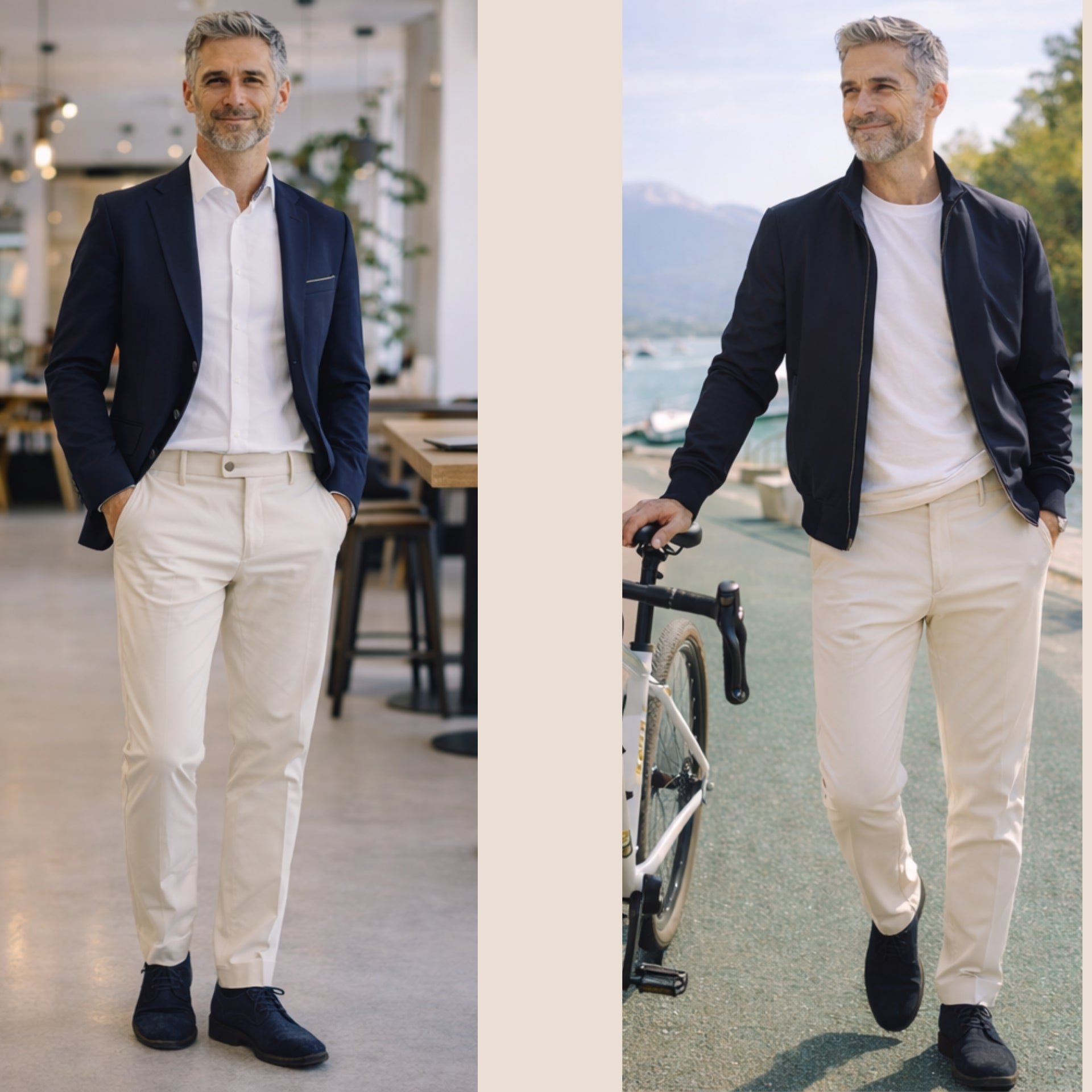 Adrien stretch cotton city pants