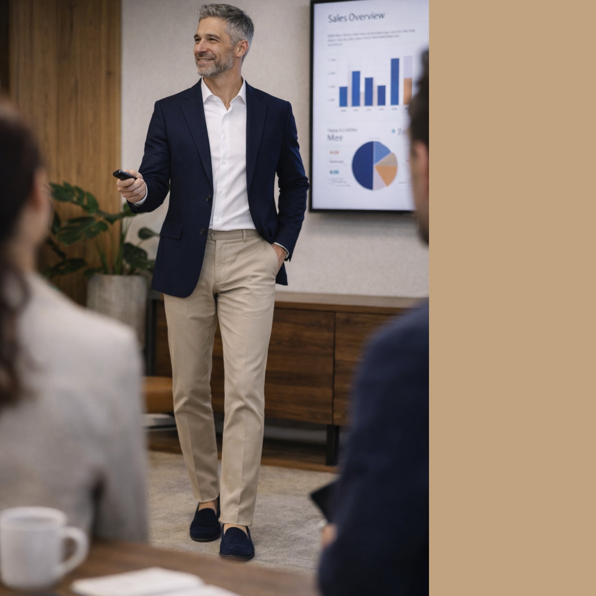 Adrien stretch cotton city pants