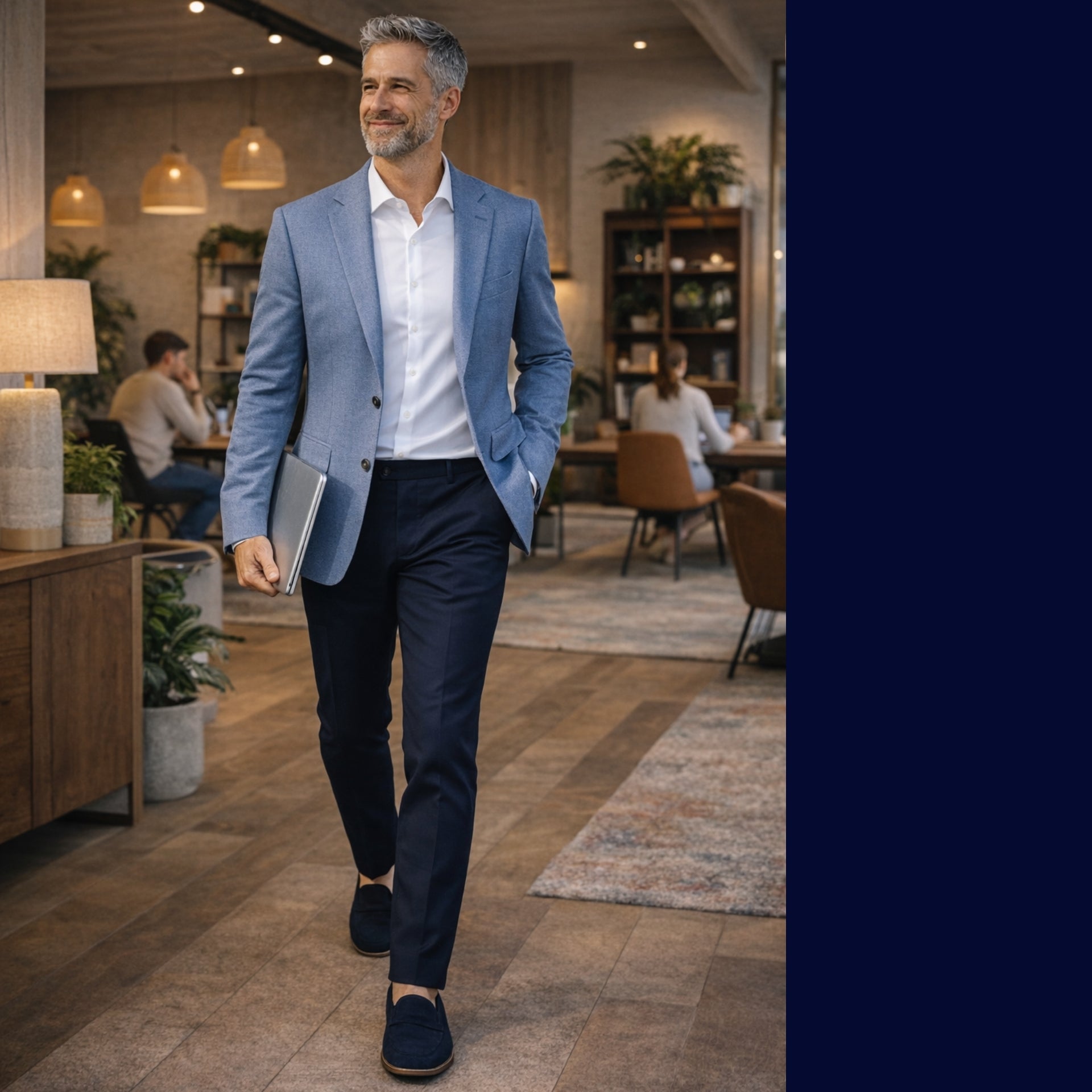 Adrien stretch cotton city pants