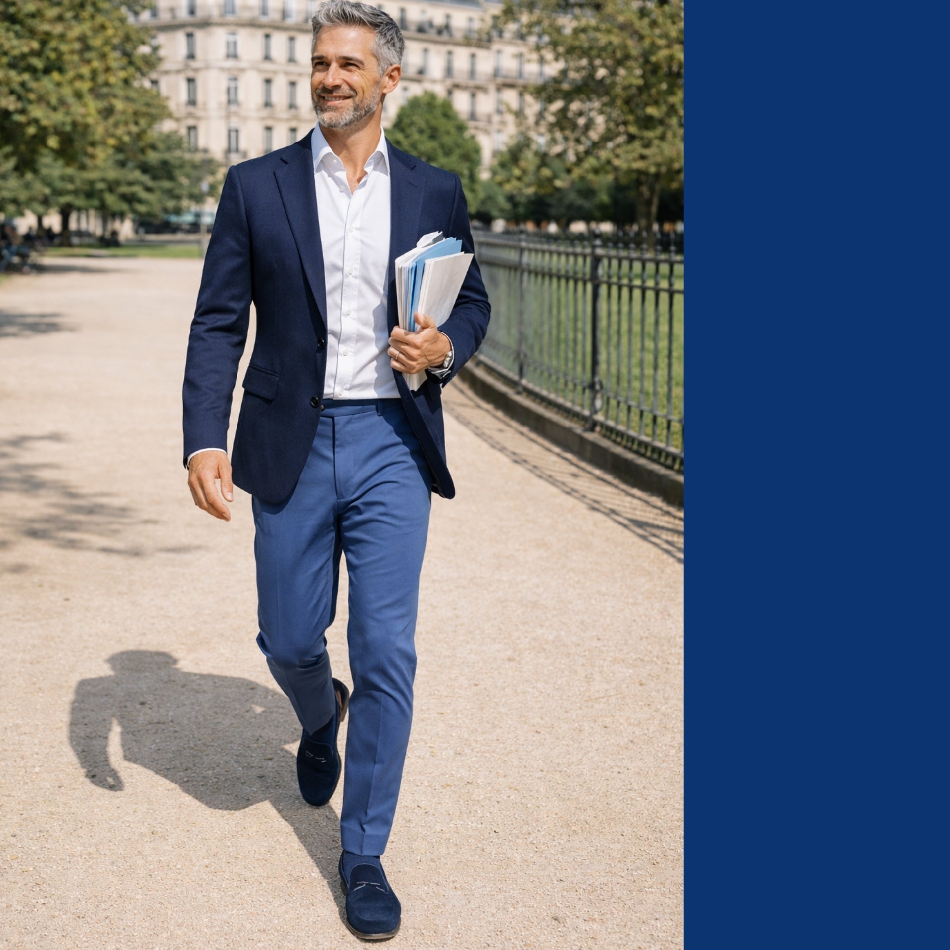 Adrien stretch cotton city pants