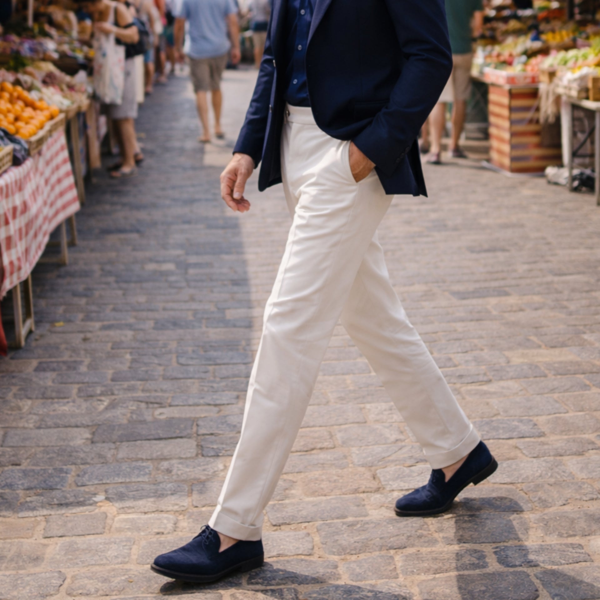 Adrien stretch cotton city pants