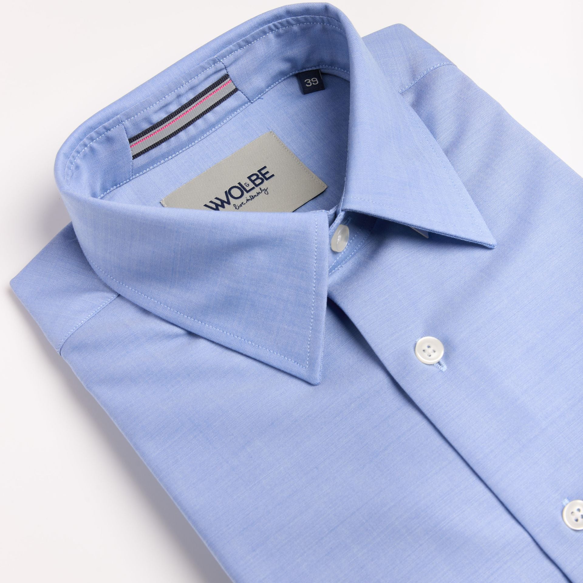 Chemise Biella 72 h oxford royal merinos Wolbe anti transpirante