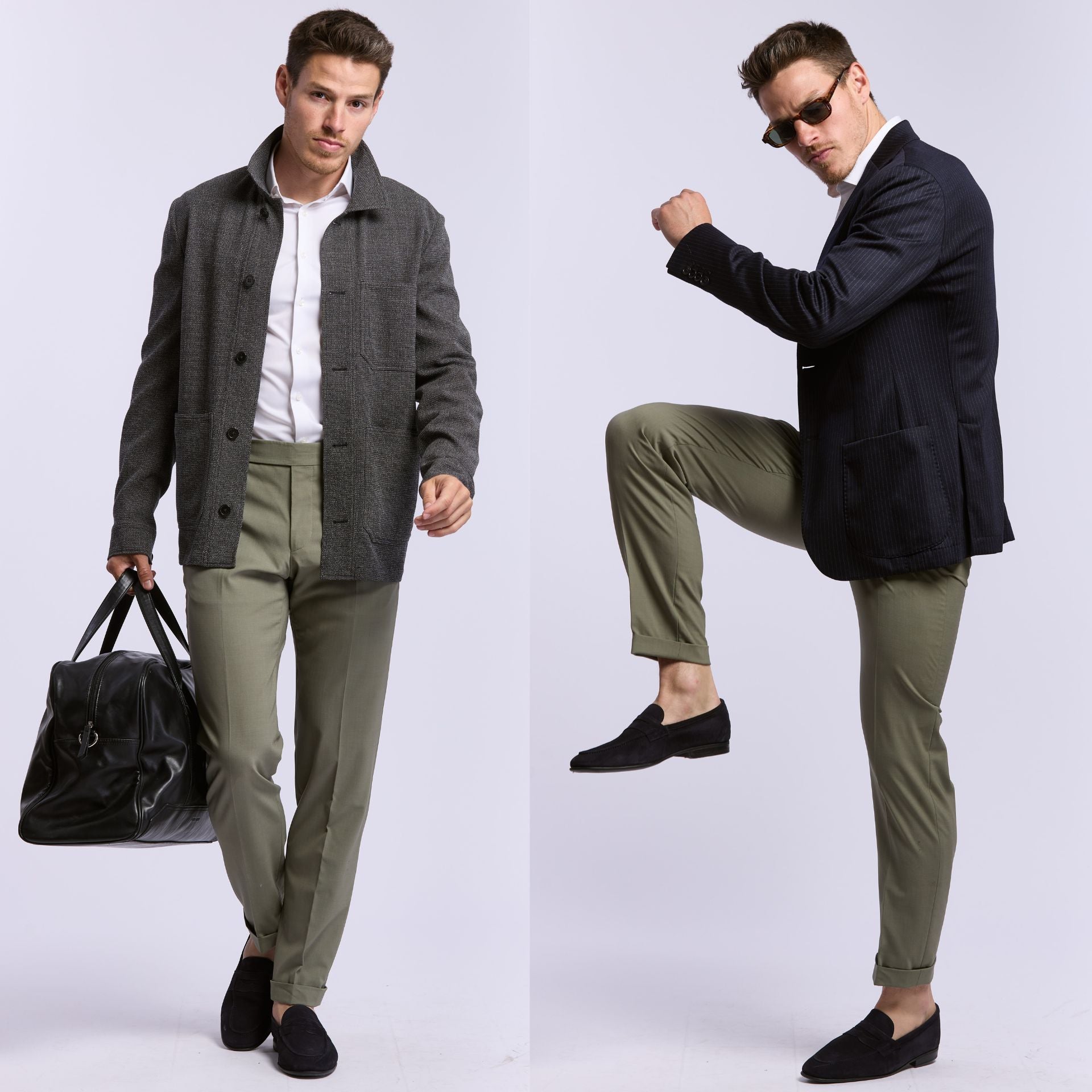 Pantalon Ultim Wolbe amande en combat wool 