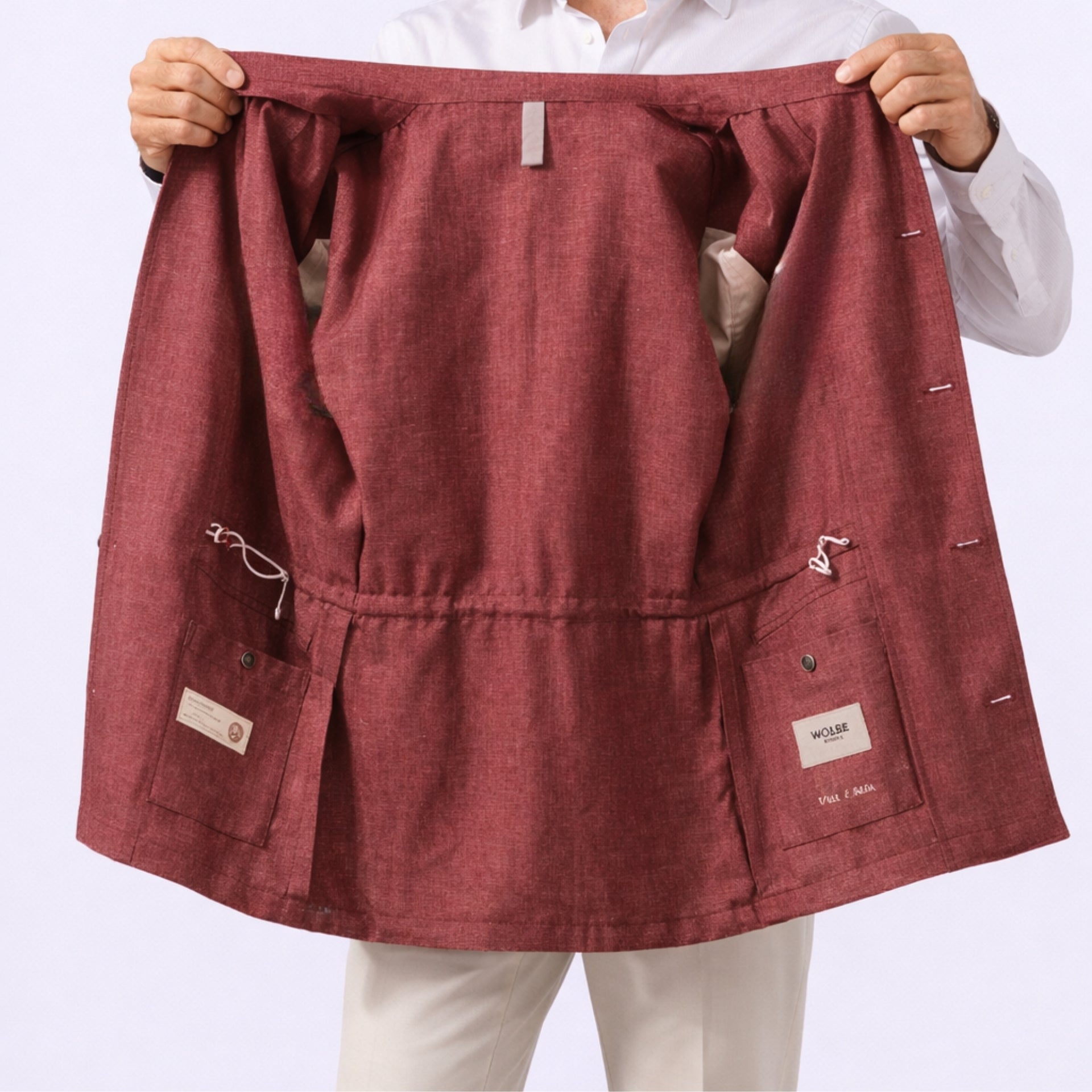 Saharienne merinos soie et lin, Hoggar