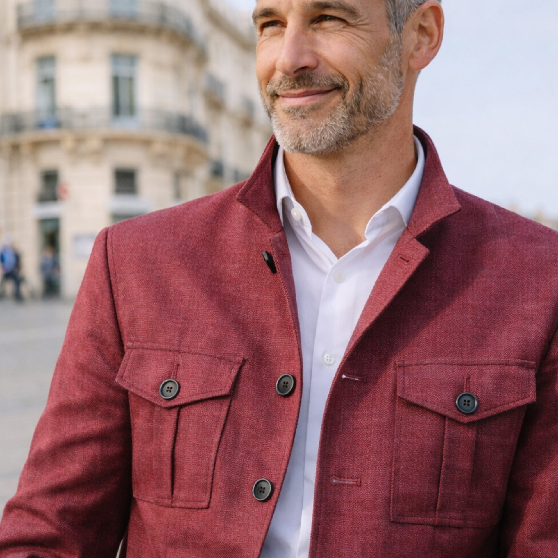 Saharienne merinos soie et lin, Hoggar