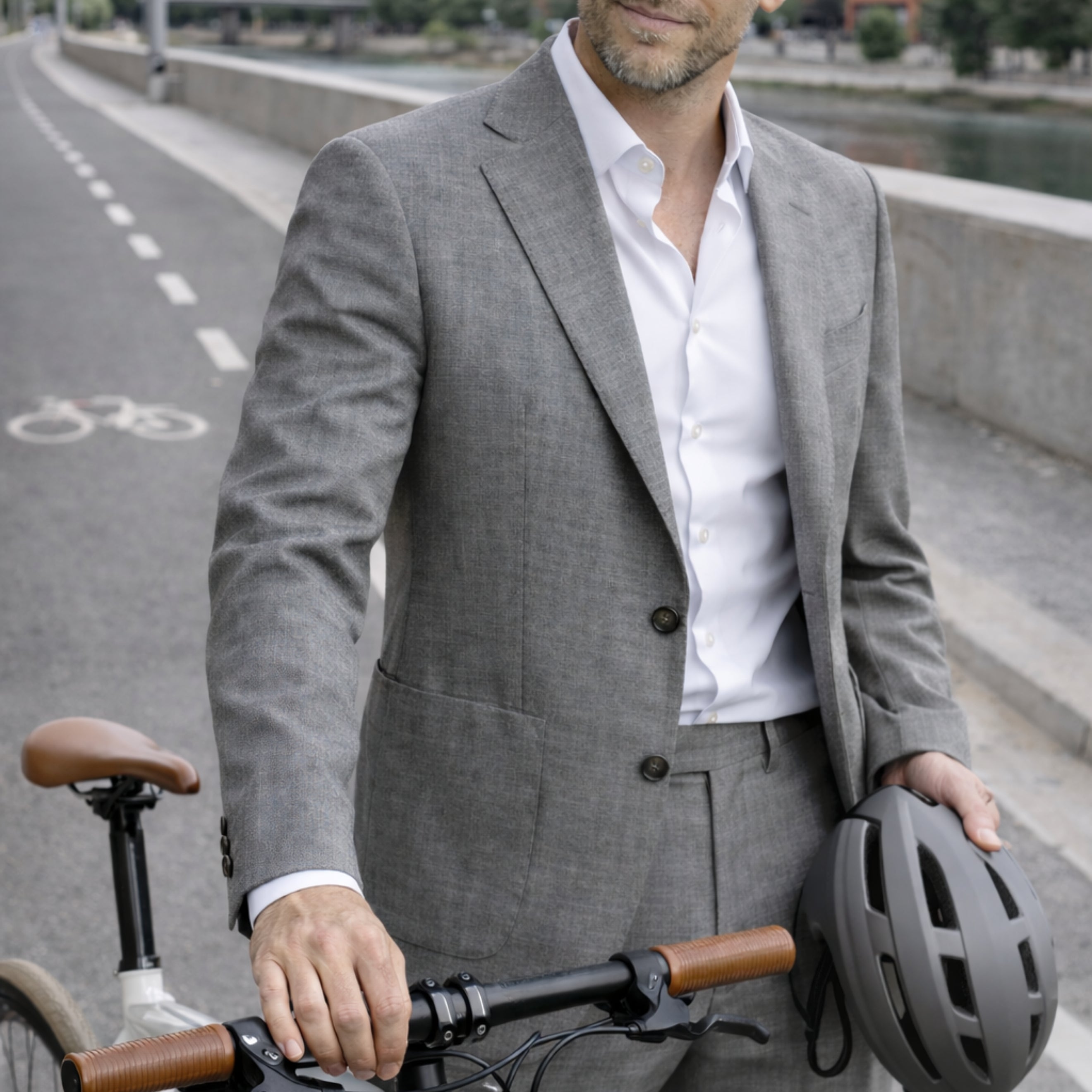 Costume en Twisted Wool, ligne Signature