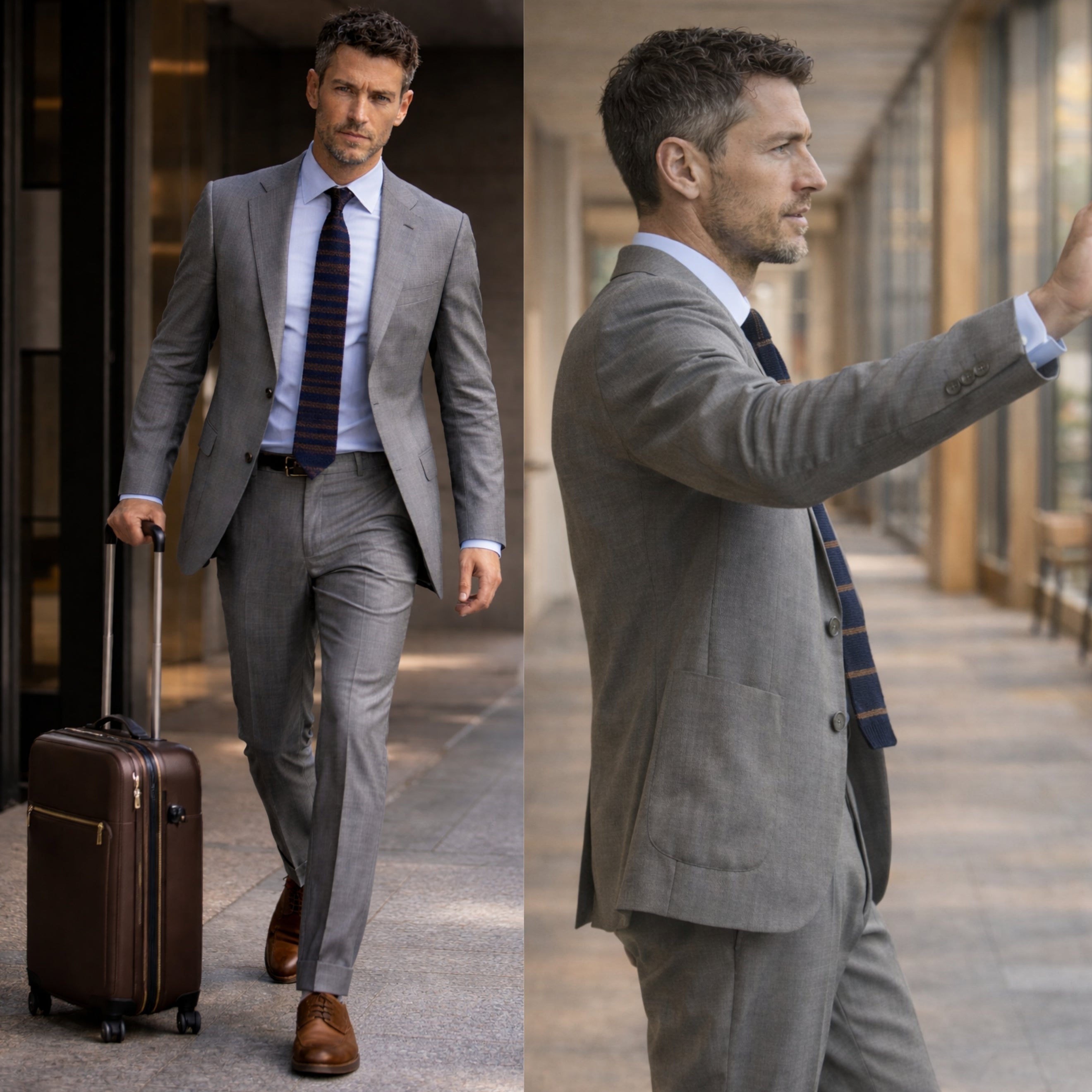 Costume en Twisted Wool, ligne Héritage