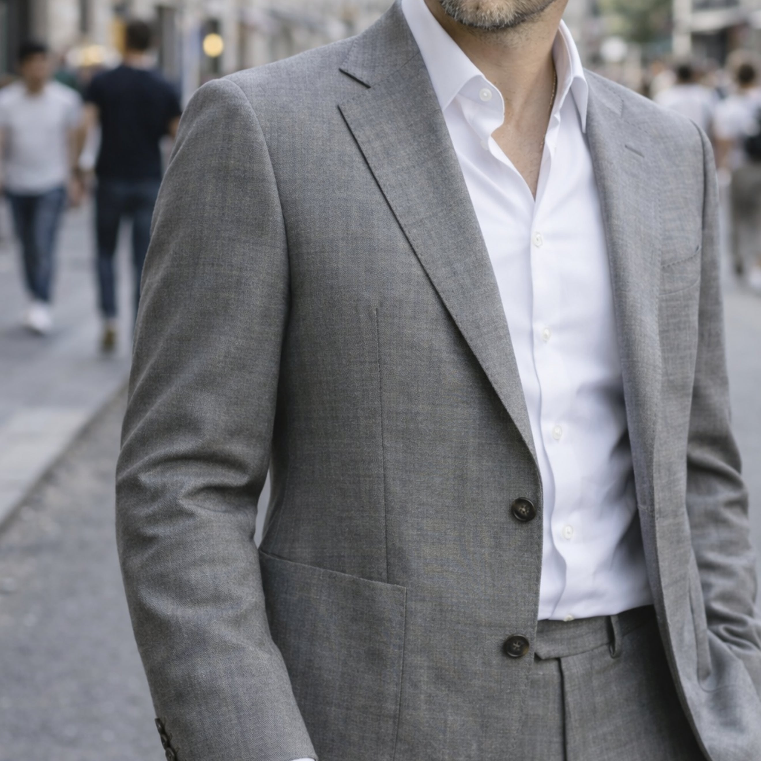 Costume en Twisted Wool, ligne Signature