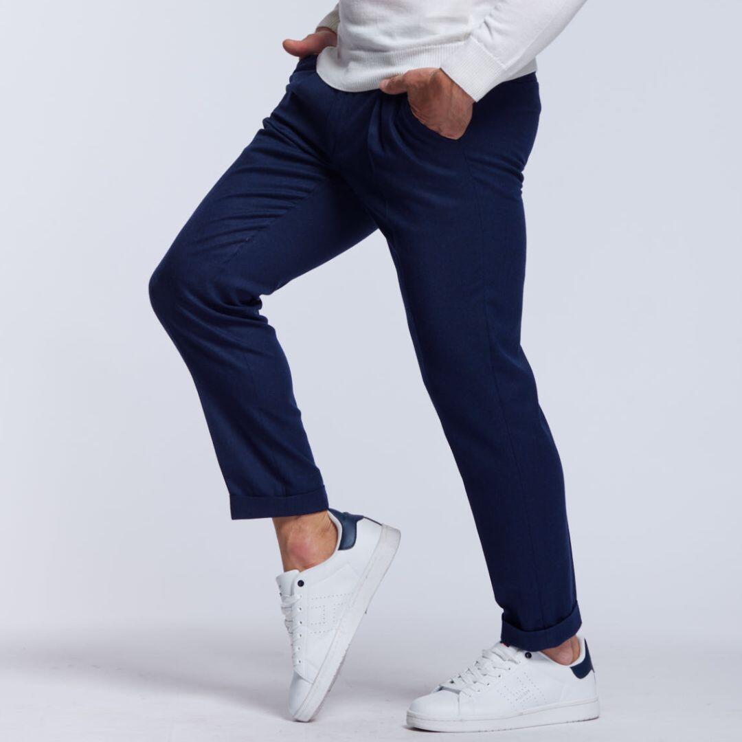 City pant flanelle 100% merinos, Walter