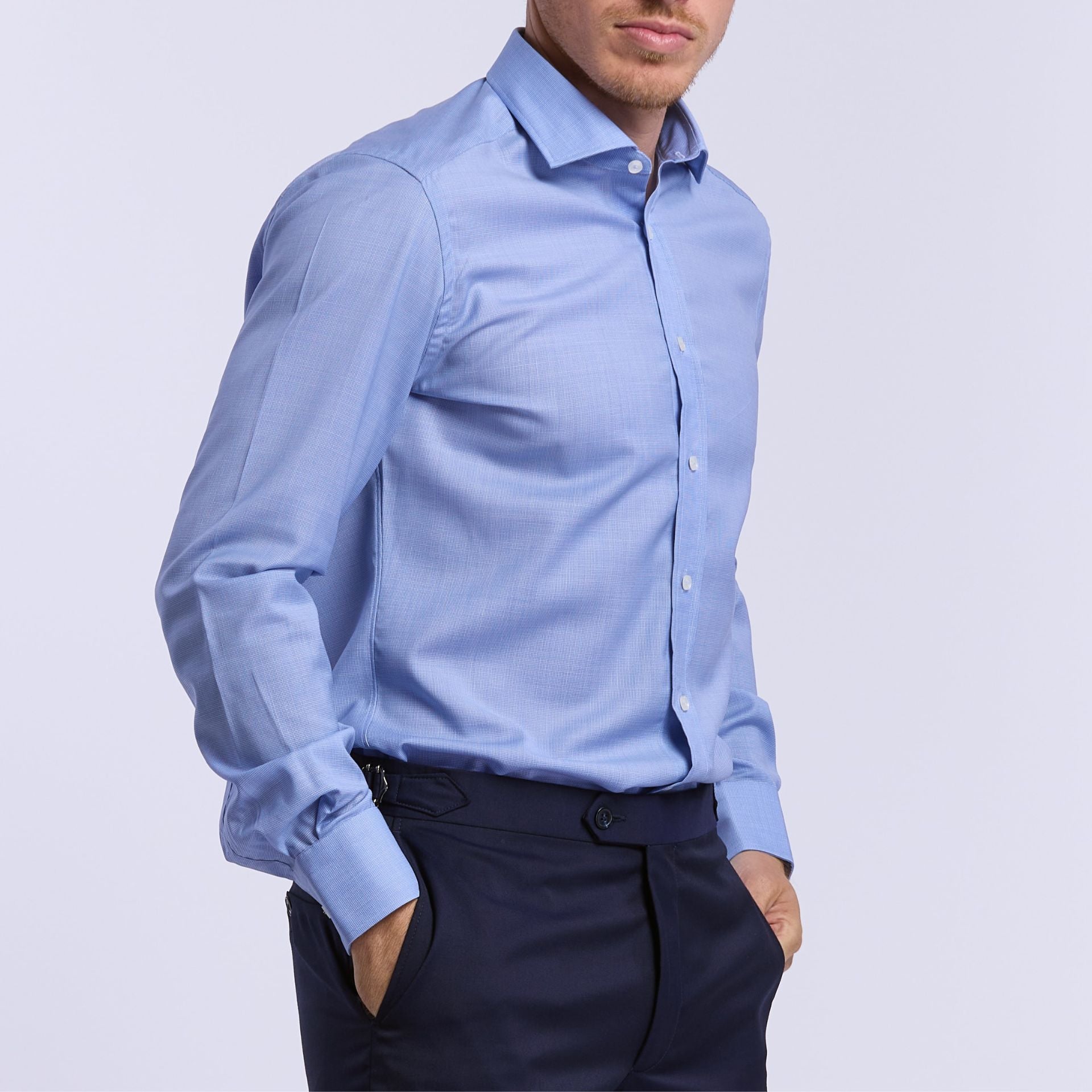 chemise 72 h Wolbe merinos antitranspirante biella_vichy