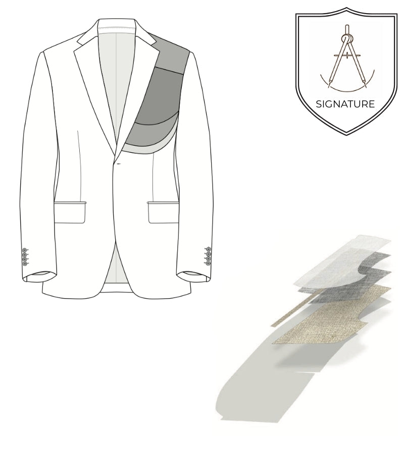 Costume en Twisted Wool, ligne Signature