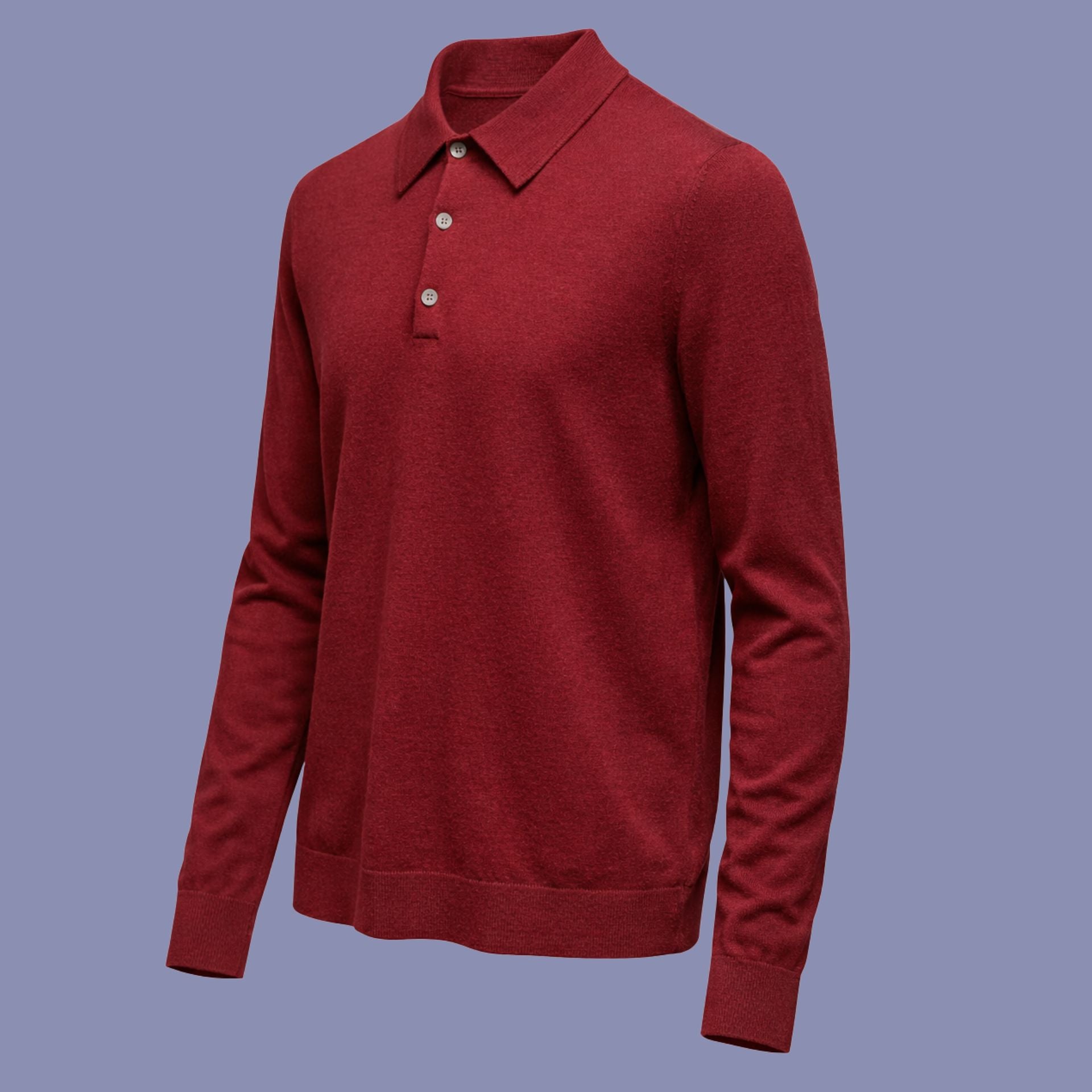 100% merino polo collar sweater, Antwerp