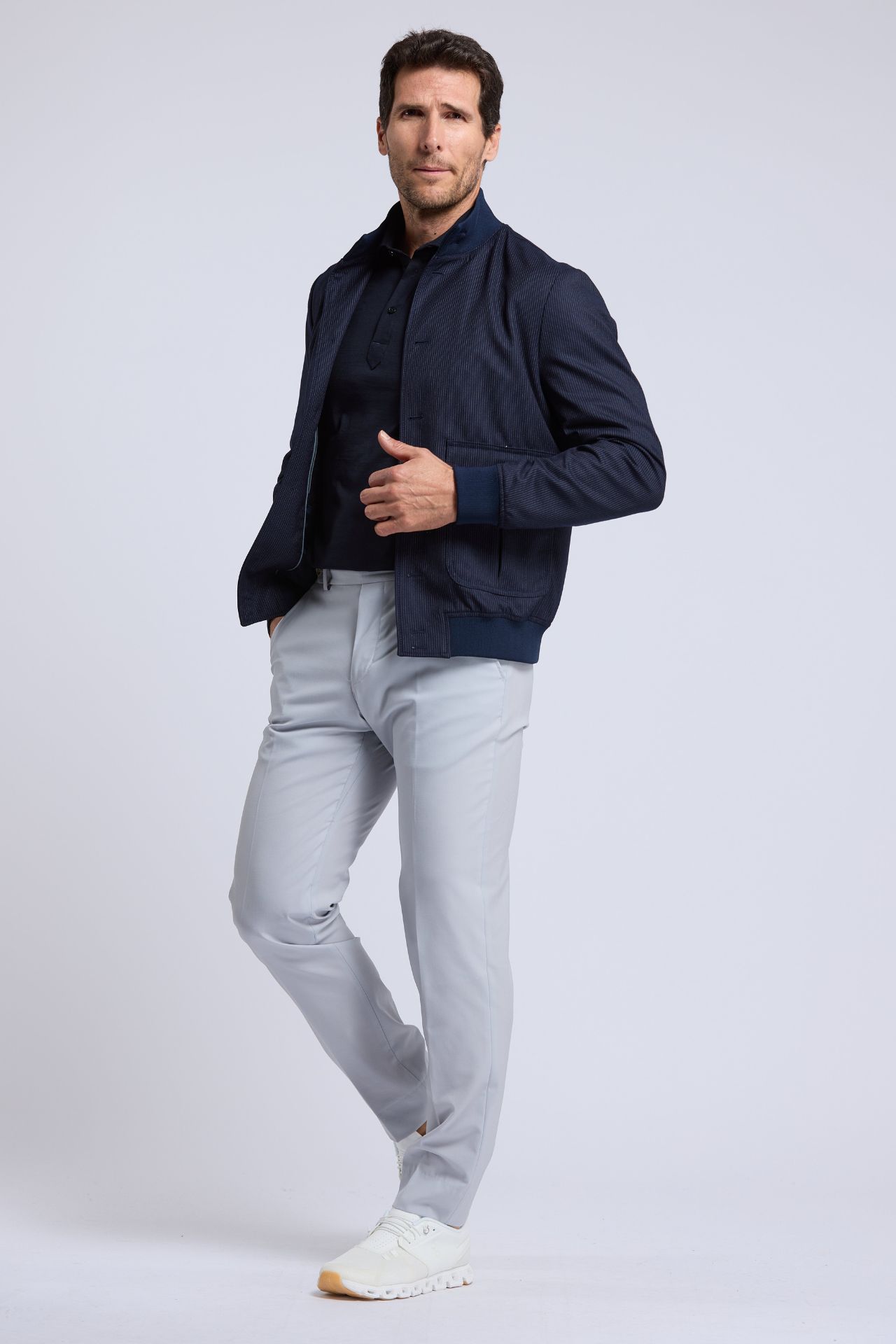 pantalon Ultim perle en combat wool Wolbe